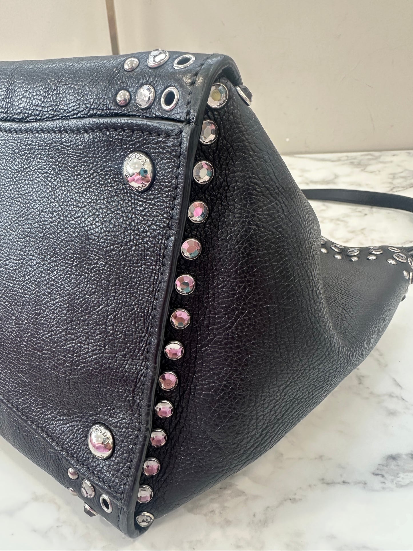 Prada Studs Black
