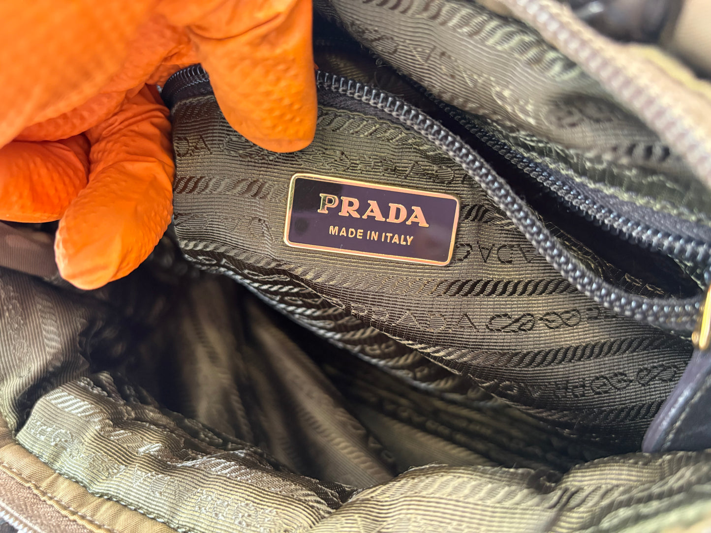 018180 - Prada Brown Nylon