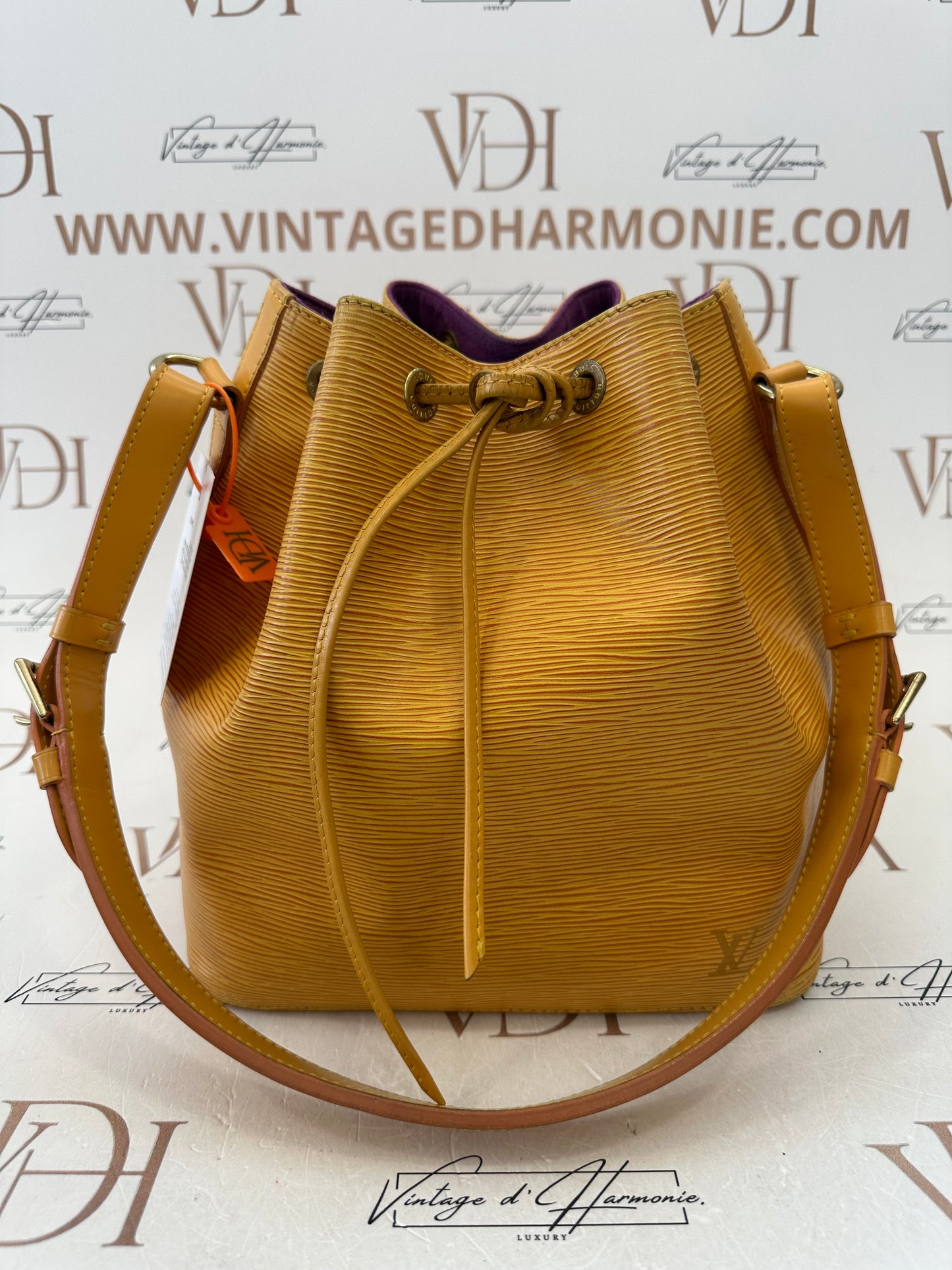 017929 - Louis Vuitton Yellow Epi Noè
