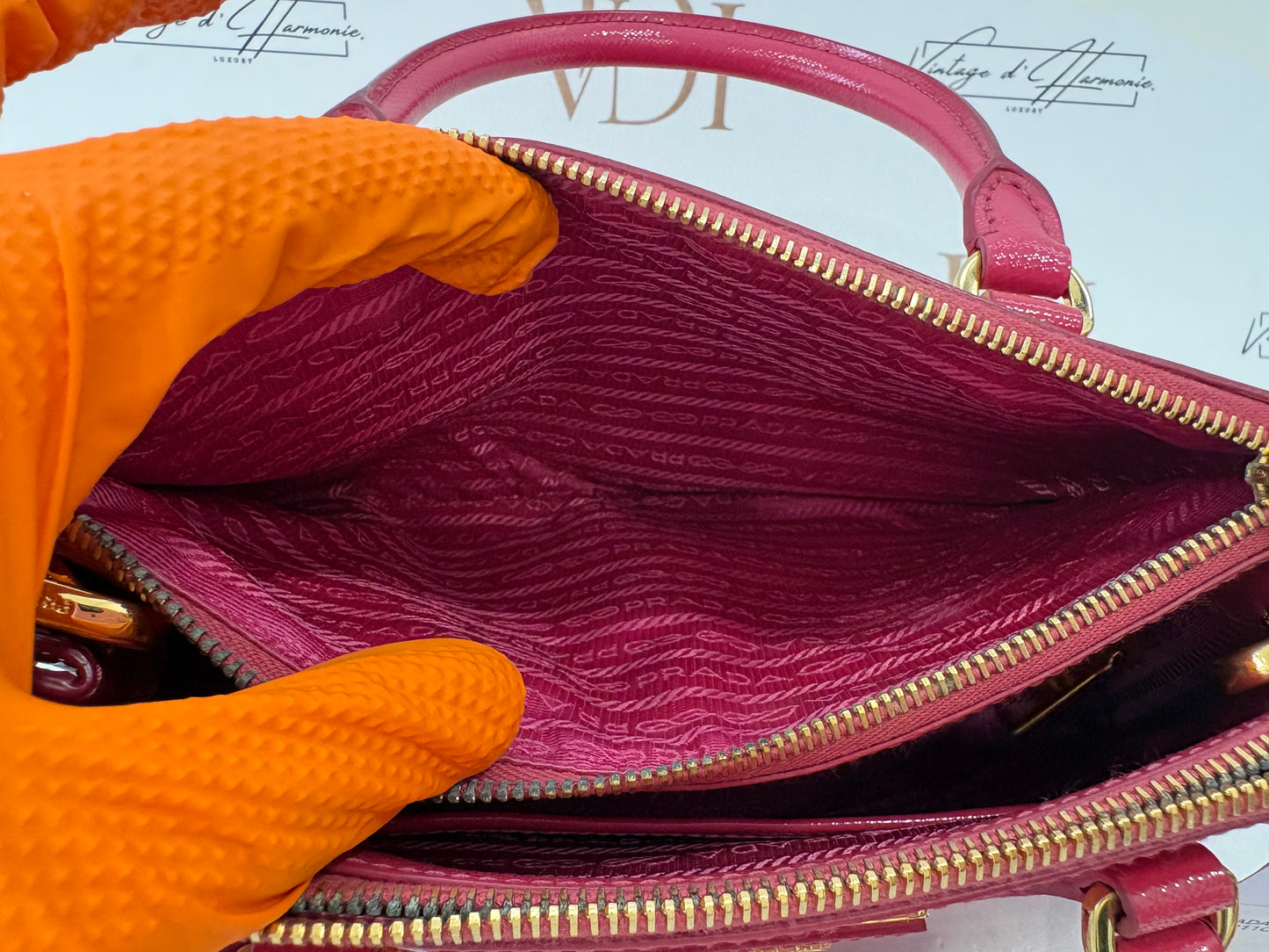 382954 - Prada Galleria Nano Pink