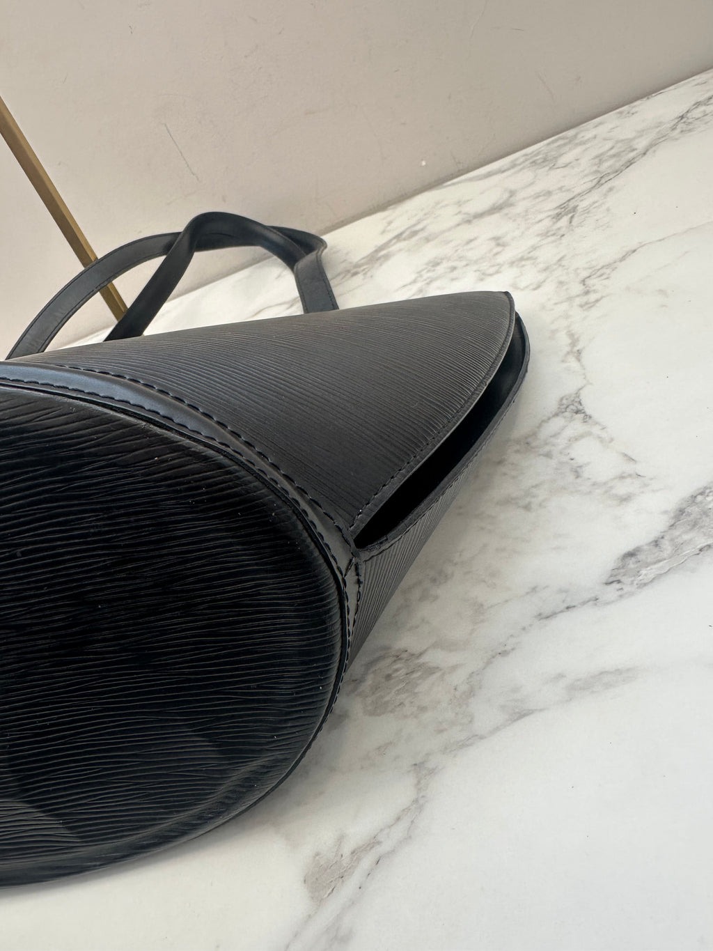 Louis Vuitton Black Epi Saint Jacques