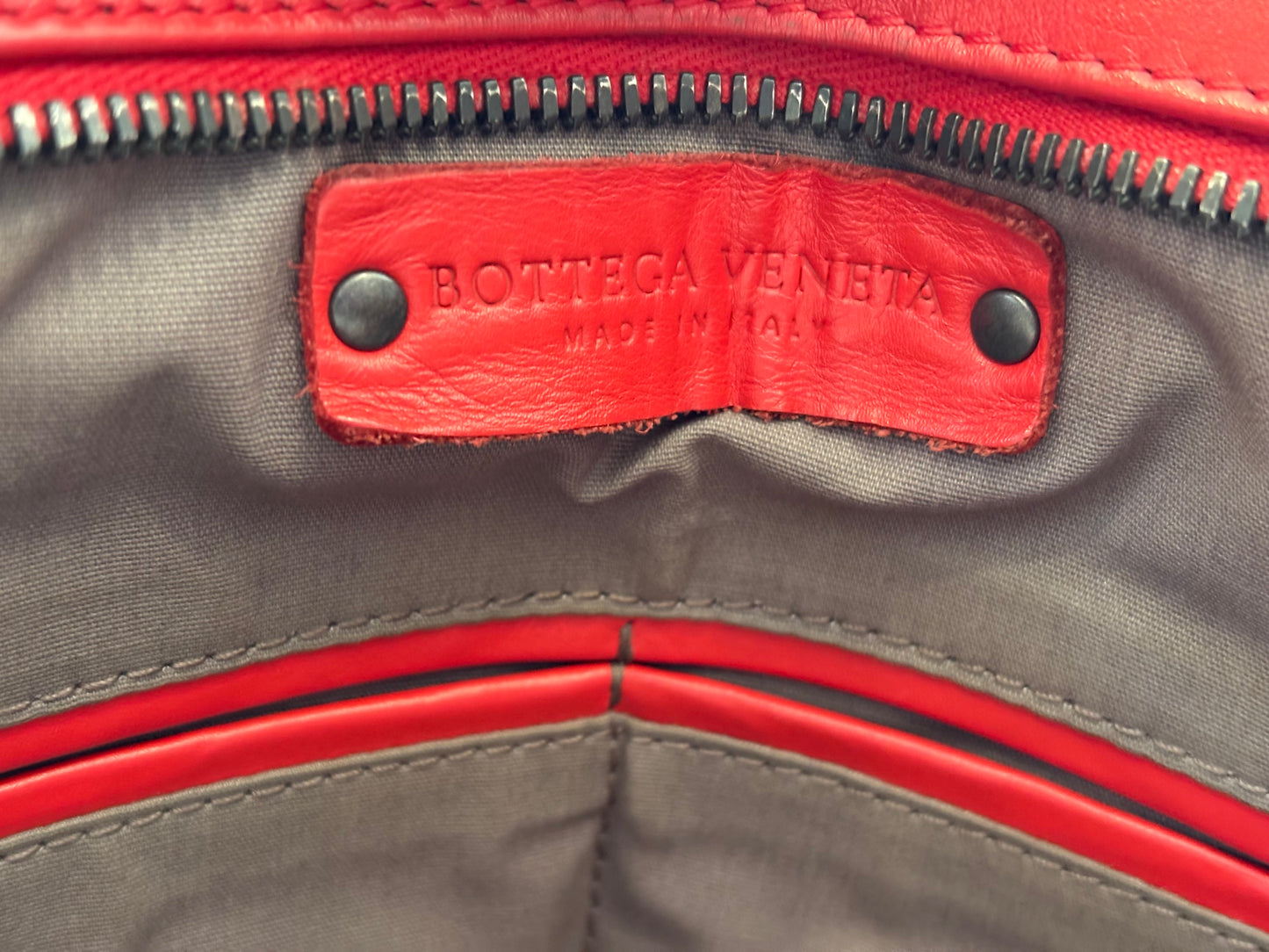 018534 - Bottega Veneta Red Intrecciato