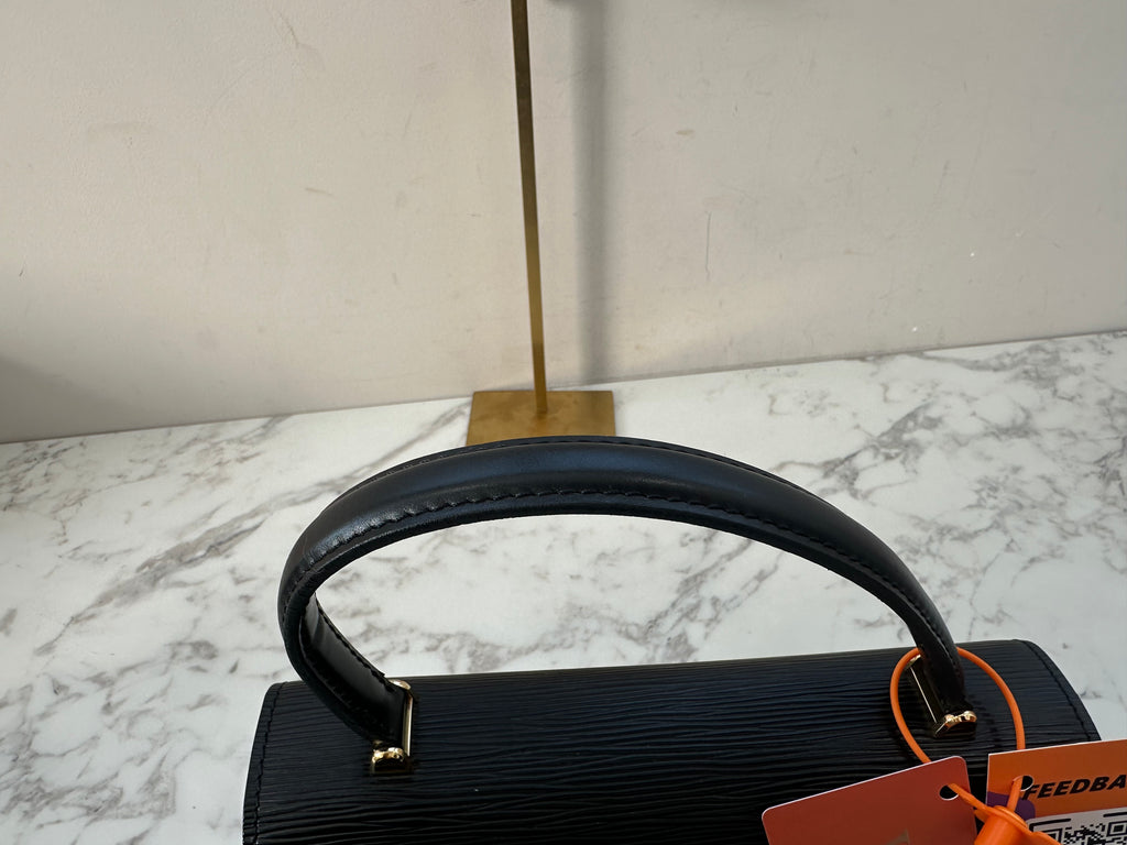 Louis Vuitton Black Epi Malesherbes