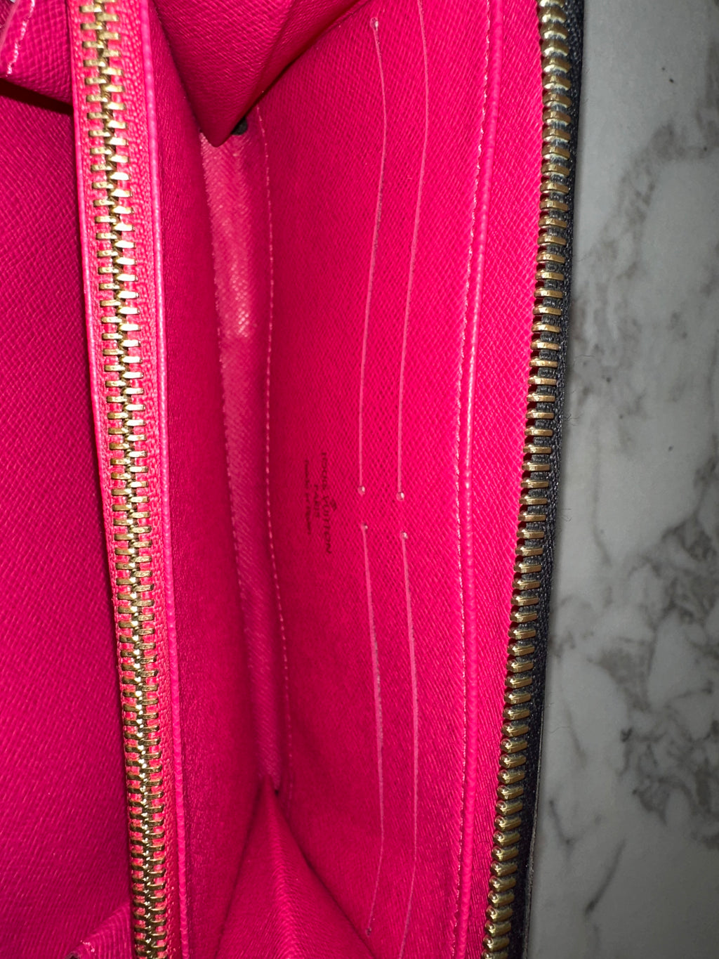 Louis Vuitton Wallet Zippy Multicolor Black