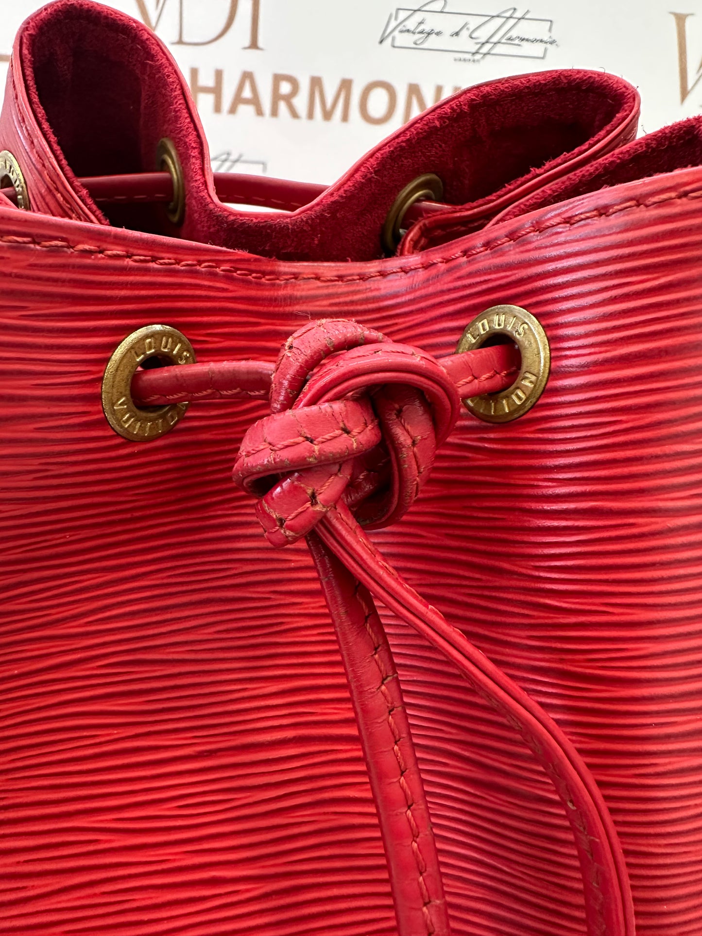 017848 - Louis Vuitton Red Epi Noè