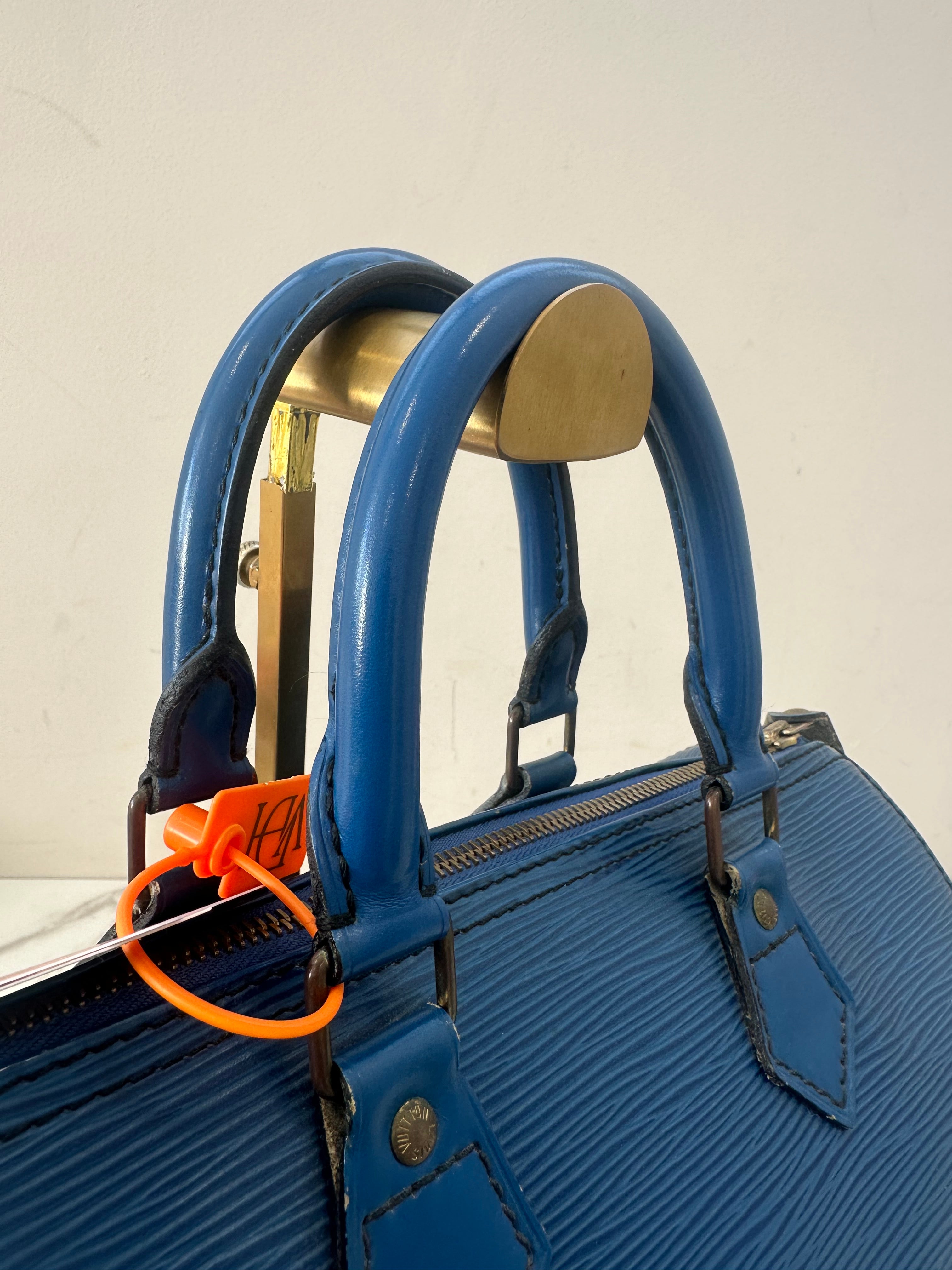 Louis Vuitton Speedy 25 Epi Blue