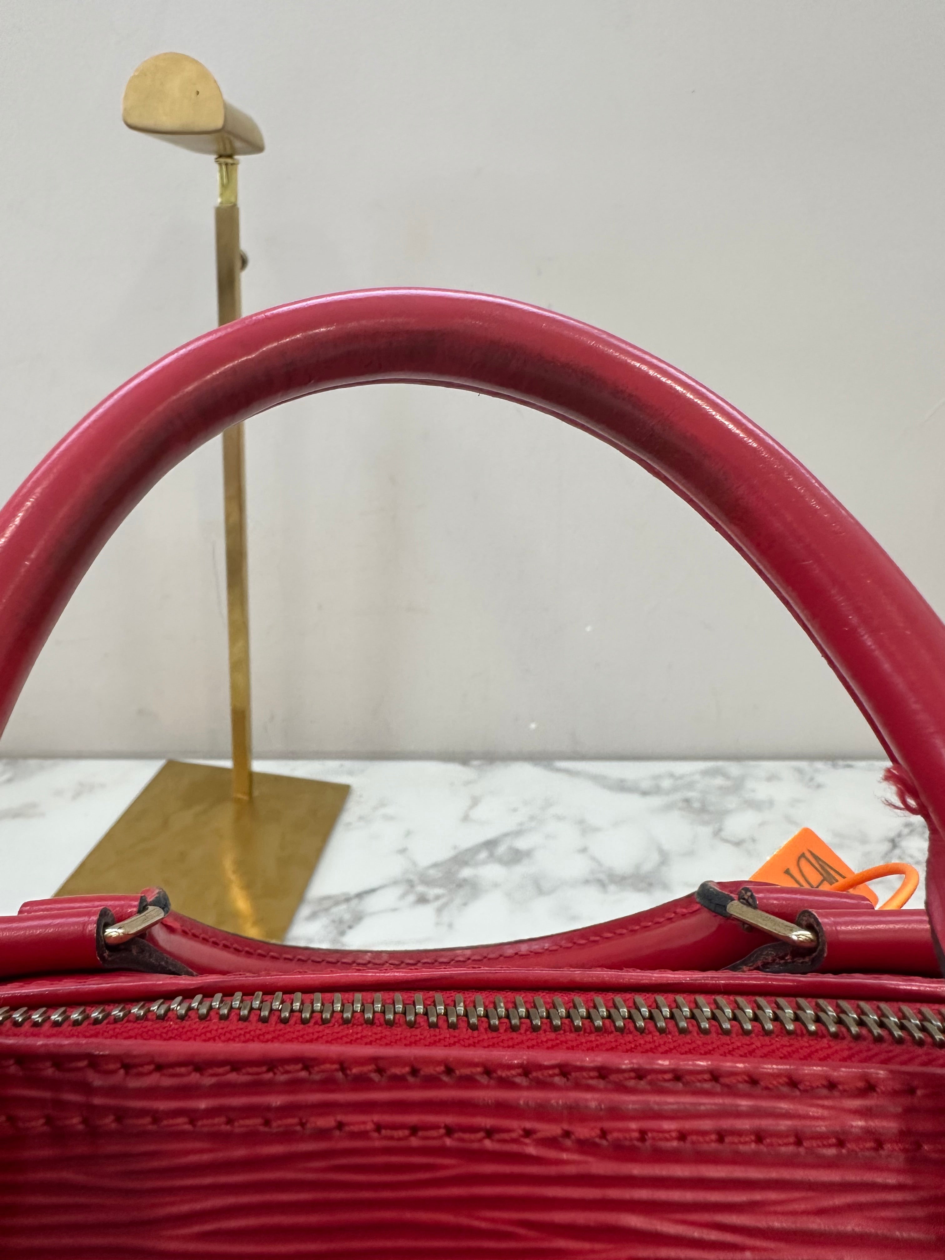 Louis Vuitton Speedy 35 Red Epi