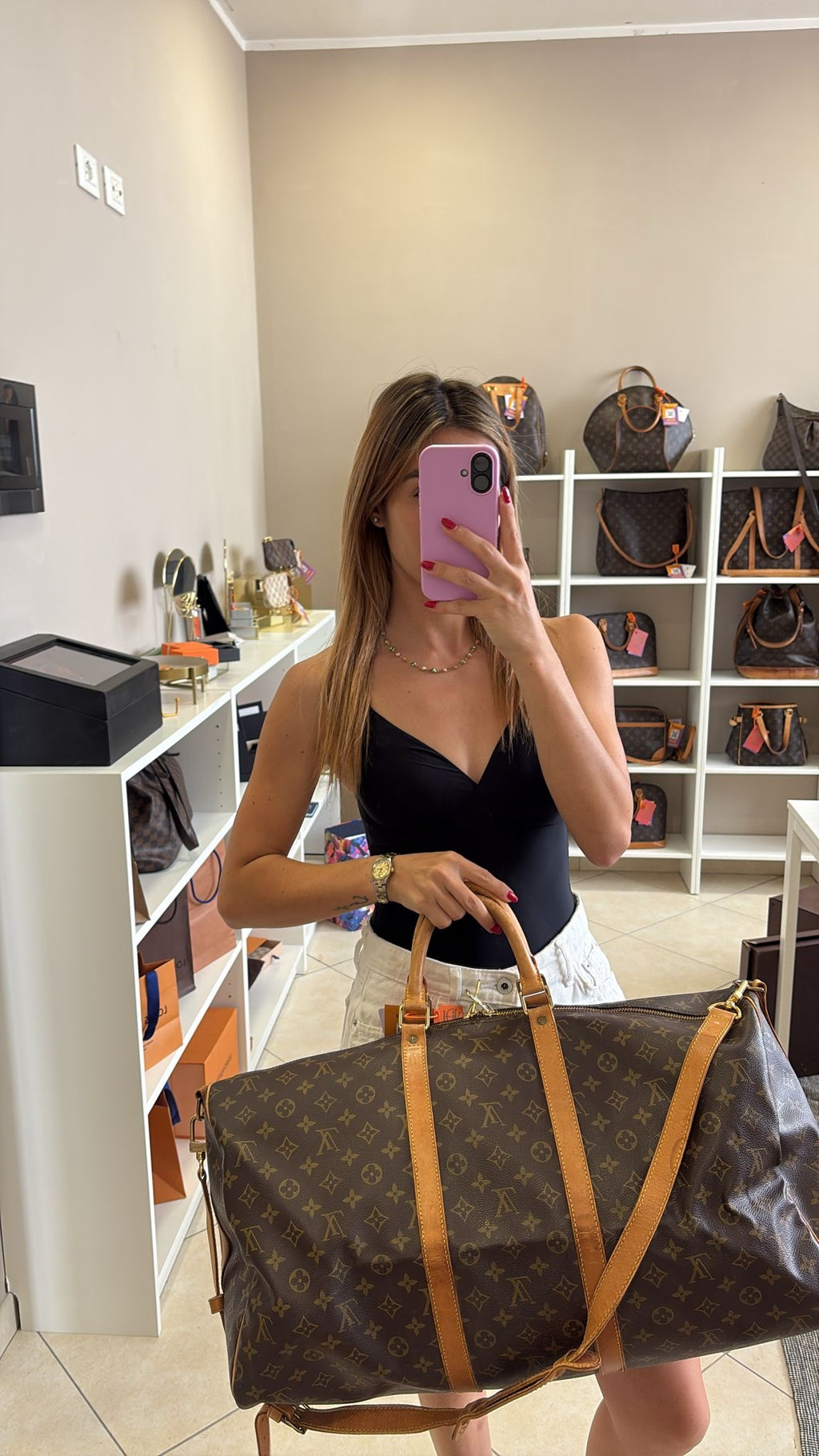 Louis Vuitton Keepall 55 Bandouliere