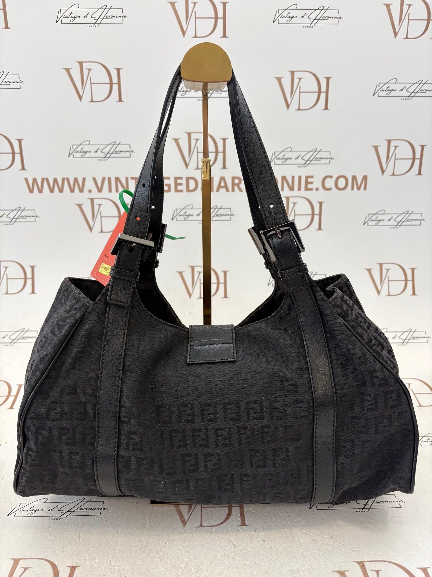 017081 - Fendi Black Zucchino