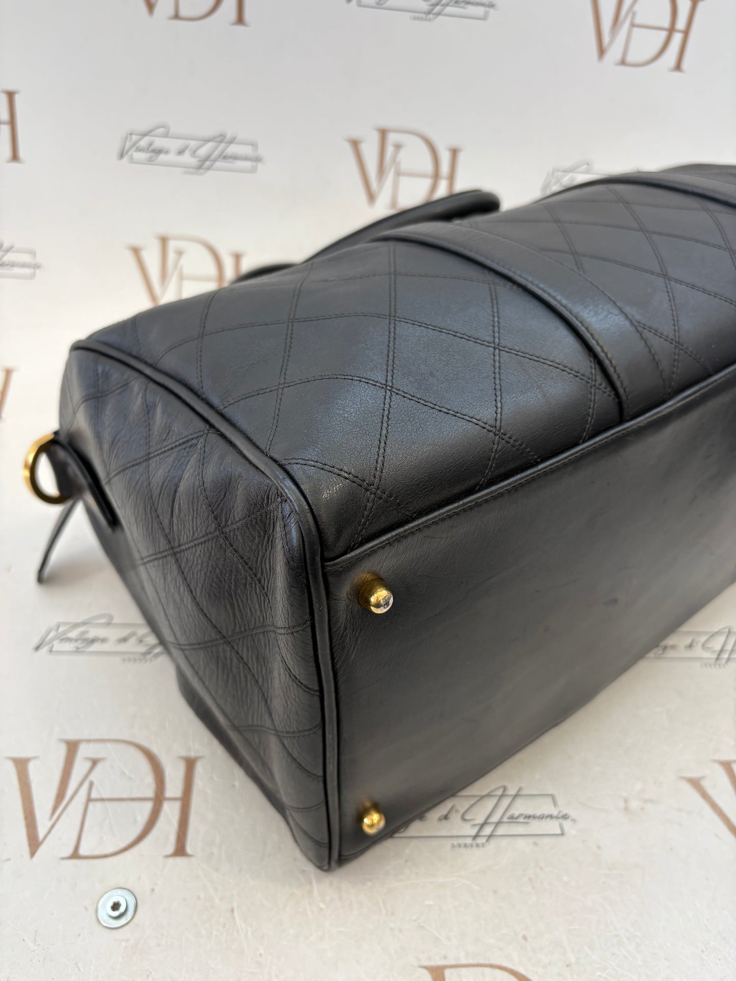 018229 - Chanel Bicolore Duffle Bag