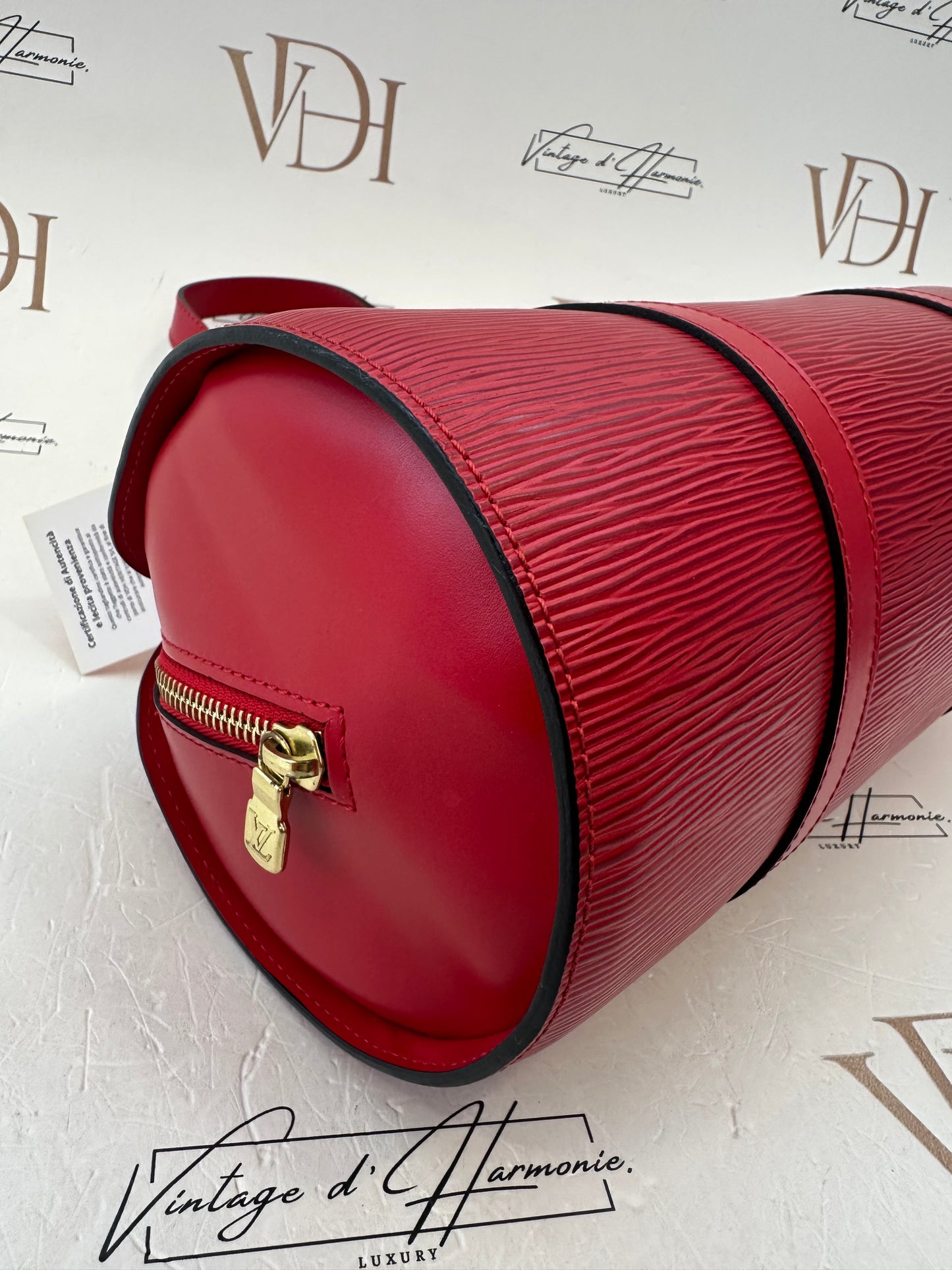 017814 - Louis Vuitton Red Epi Soufflot