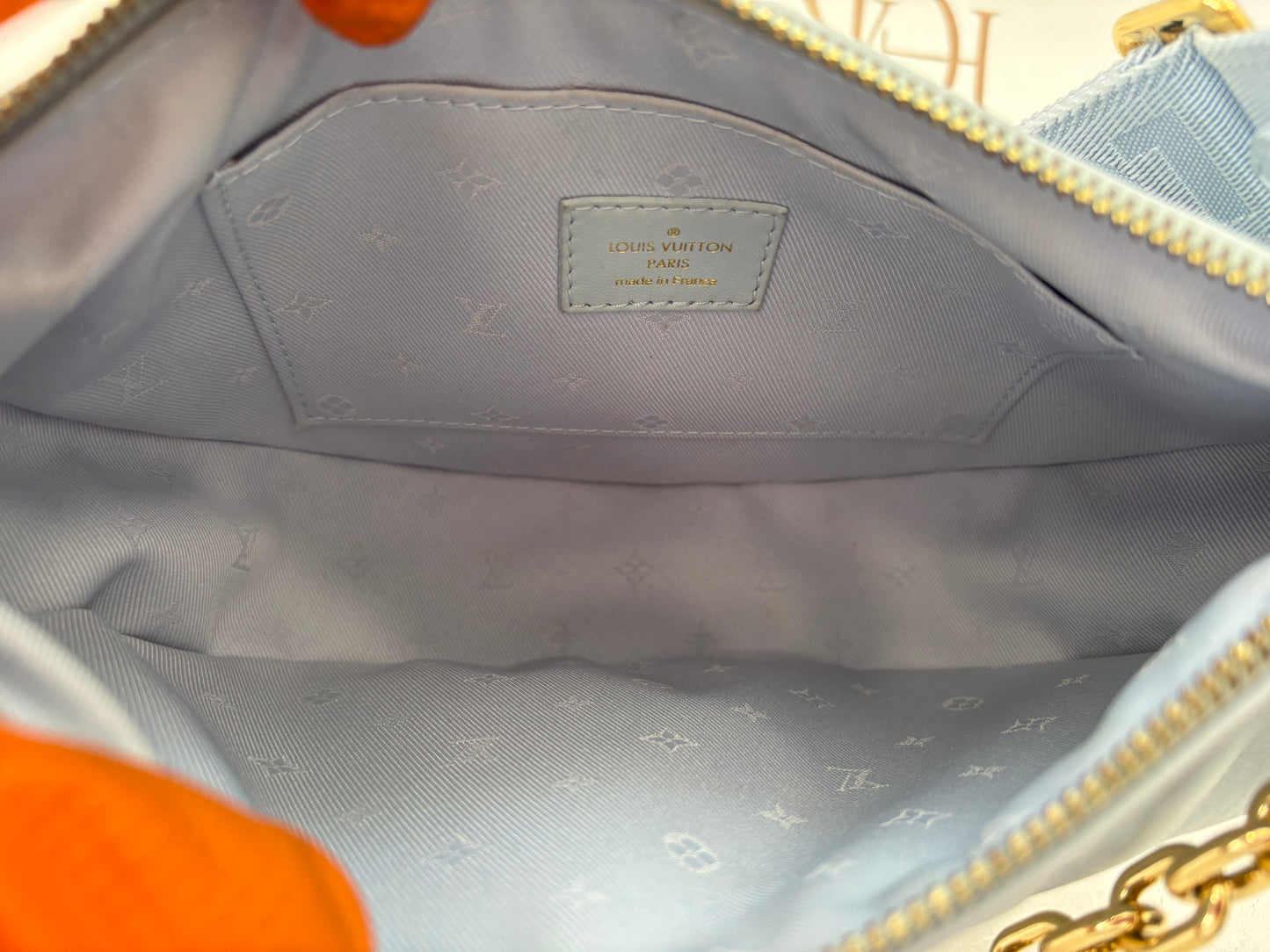 018554 - Louis Vuitton Light Blue Bubblegram Over The Moon
