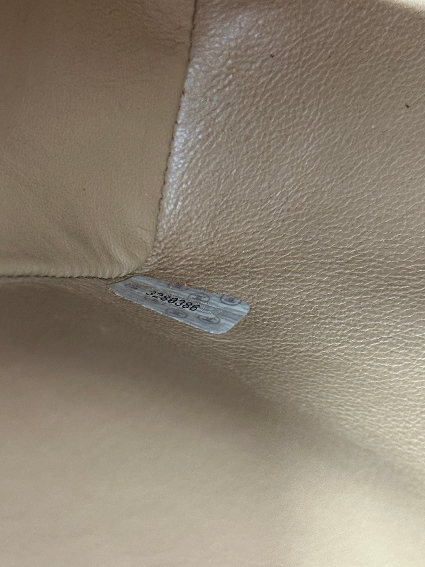 017761 - Chanel Beige Lambskin Mademoiselle