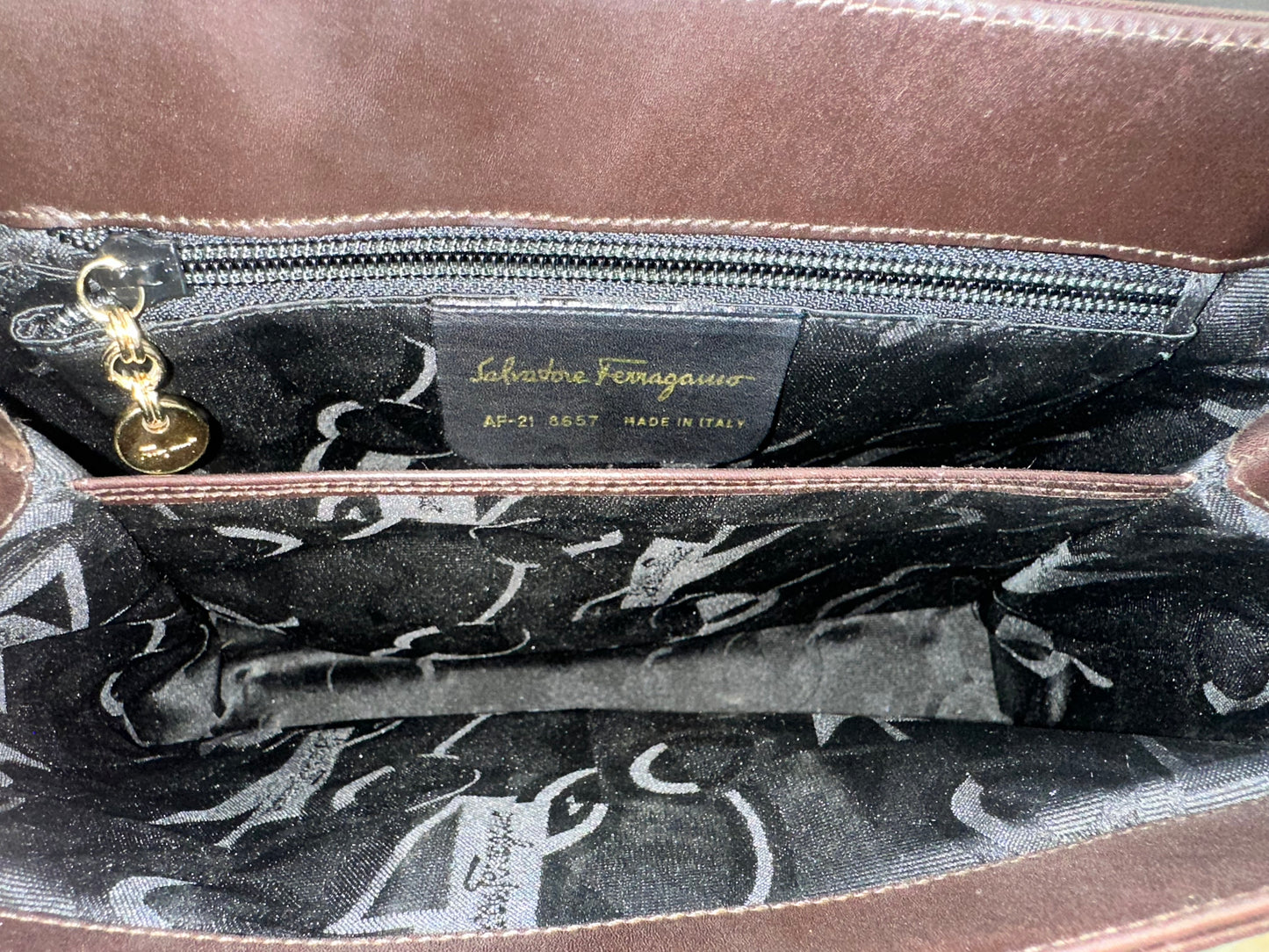Salvatore Ferragamo Gancini Brown
