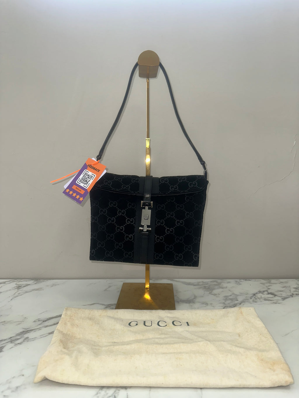 Gucci Jackie Suede Black