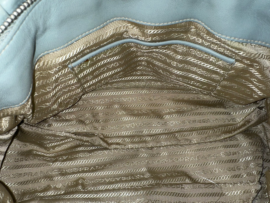 Prada Gaufre Ice Gray