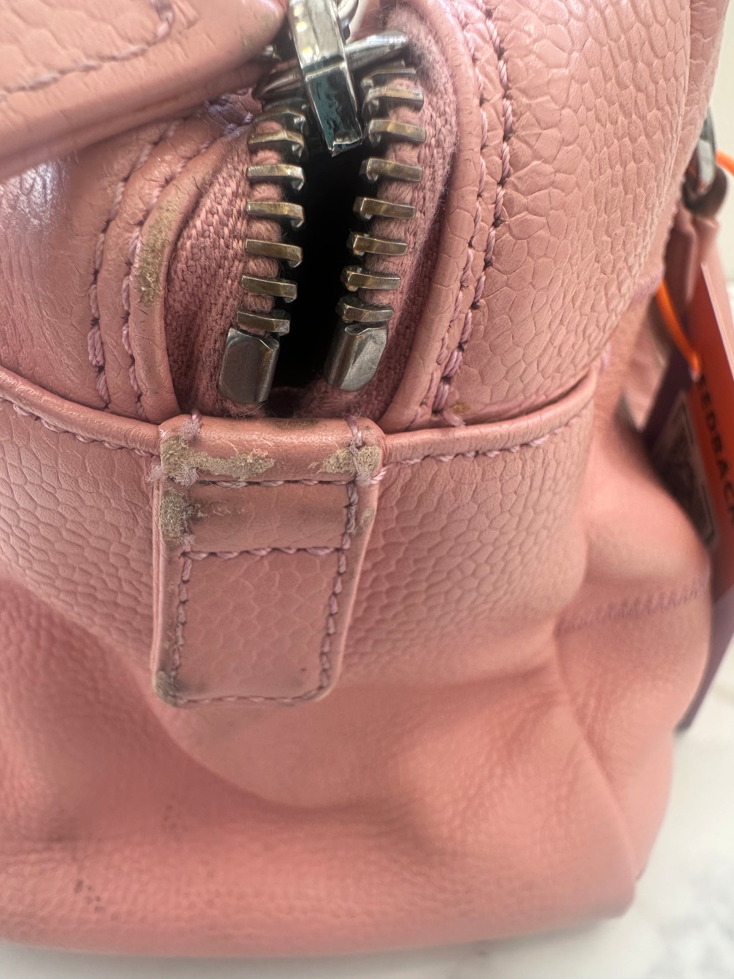 Chanel Pink Calfskin Wild Stitch Choco Bar