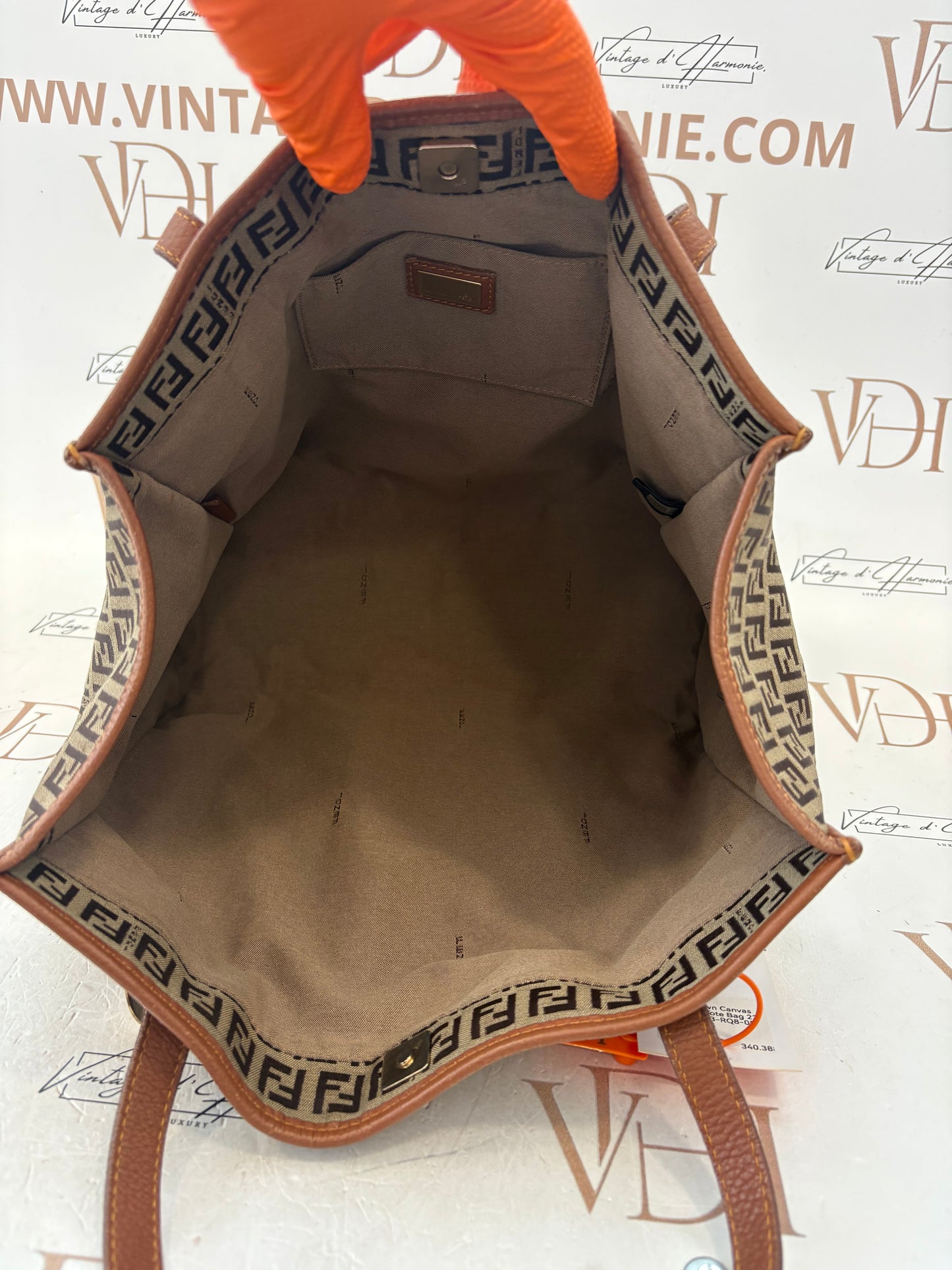 018161 - Fendi Brown Zucchino