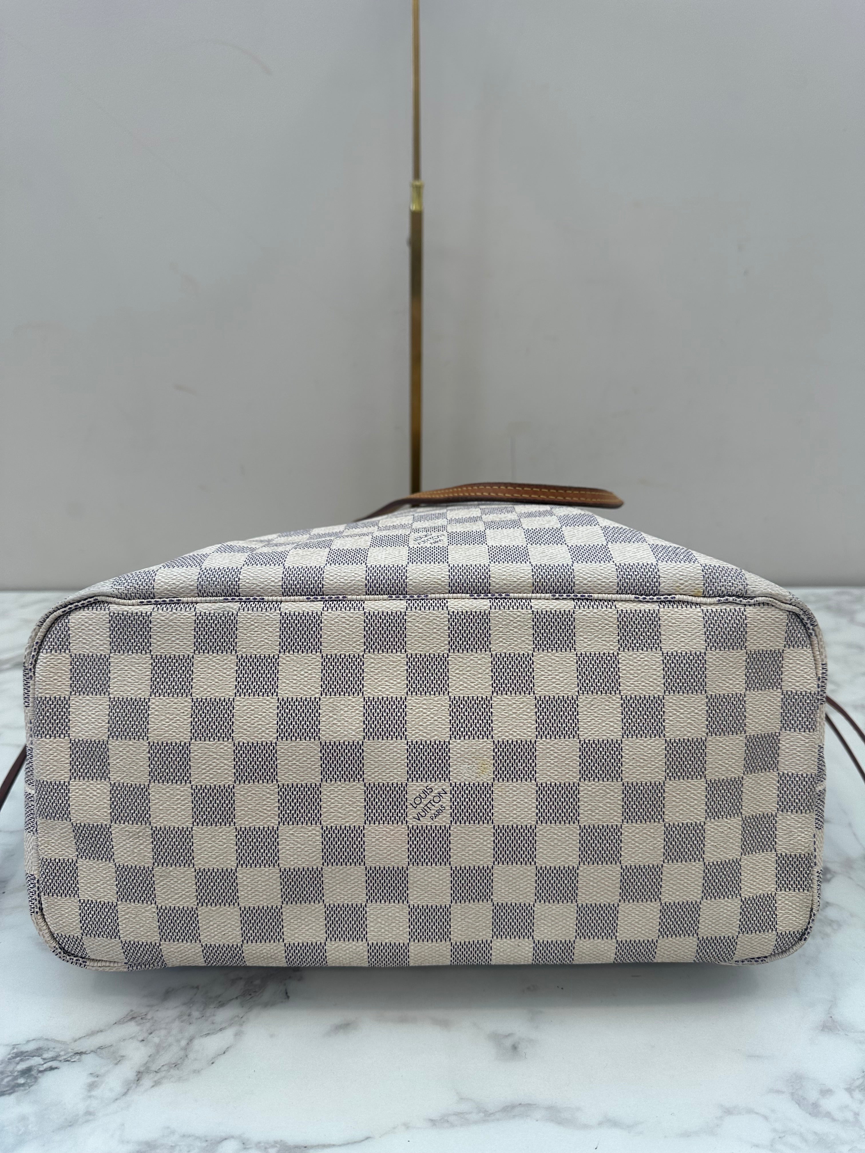 Louis Vuitton Neverfull Azur MM + Pochette
