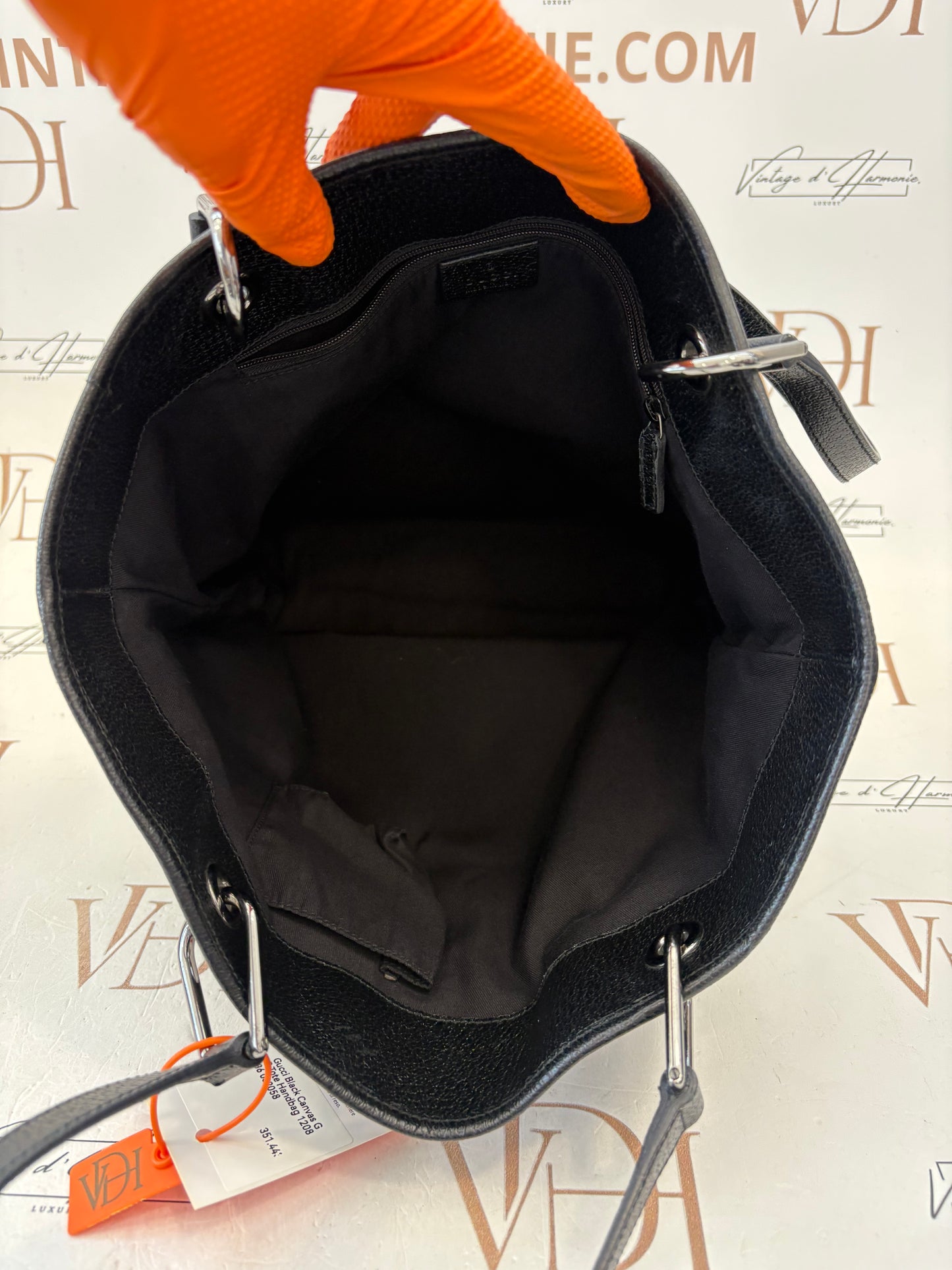 018969 - Gucci Black Canvas GG