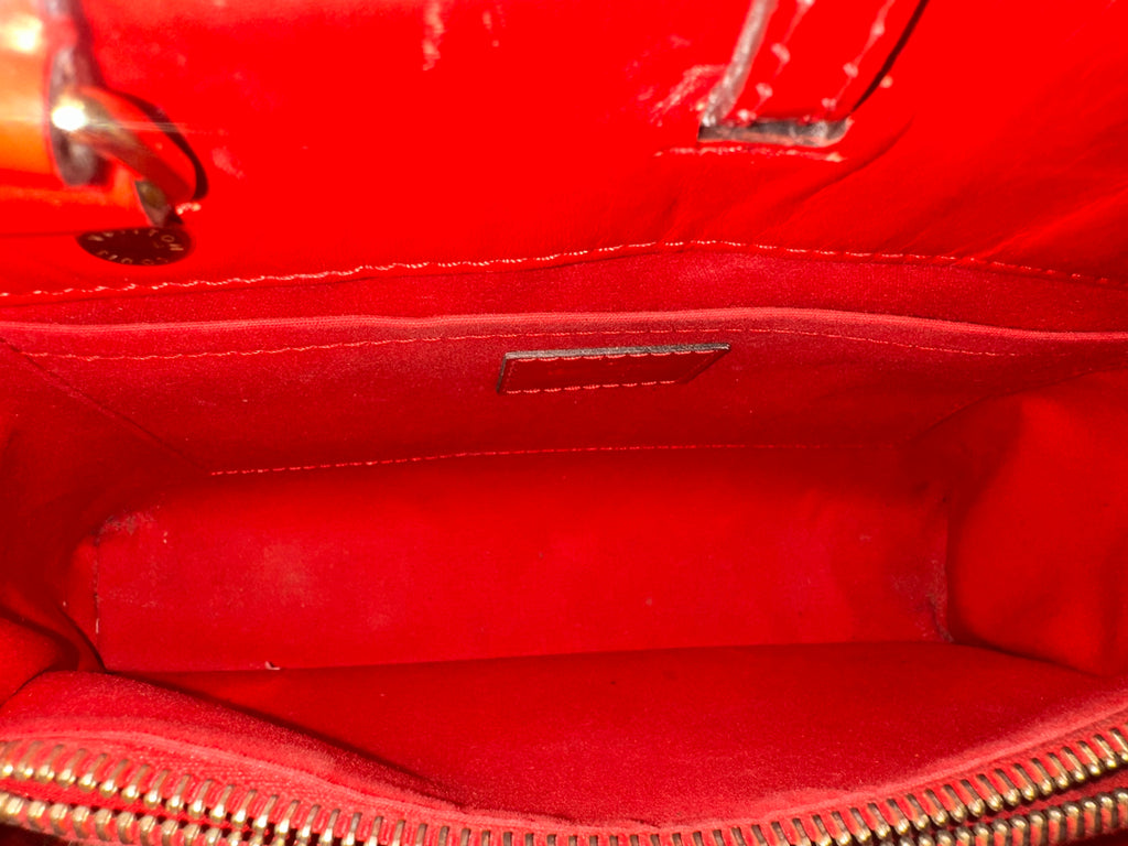 Louis Vuitton Montaigne Vernis Red