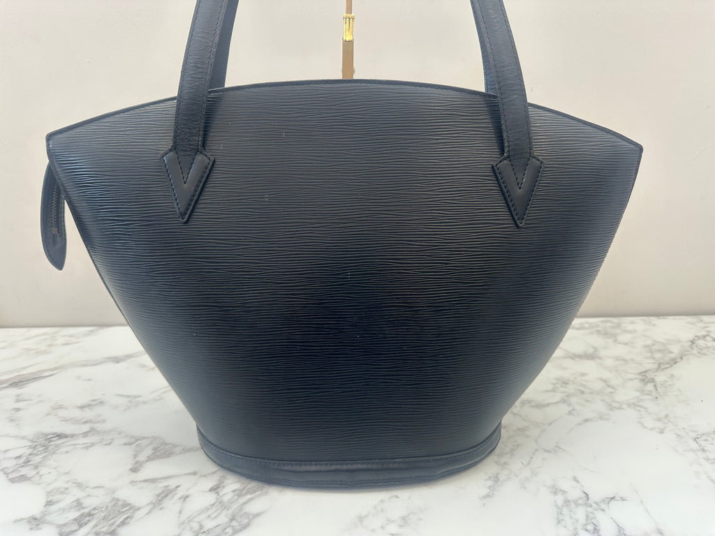 Louis Vuitton Black Epi Saint Jacques