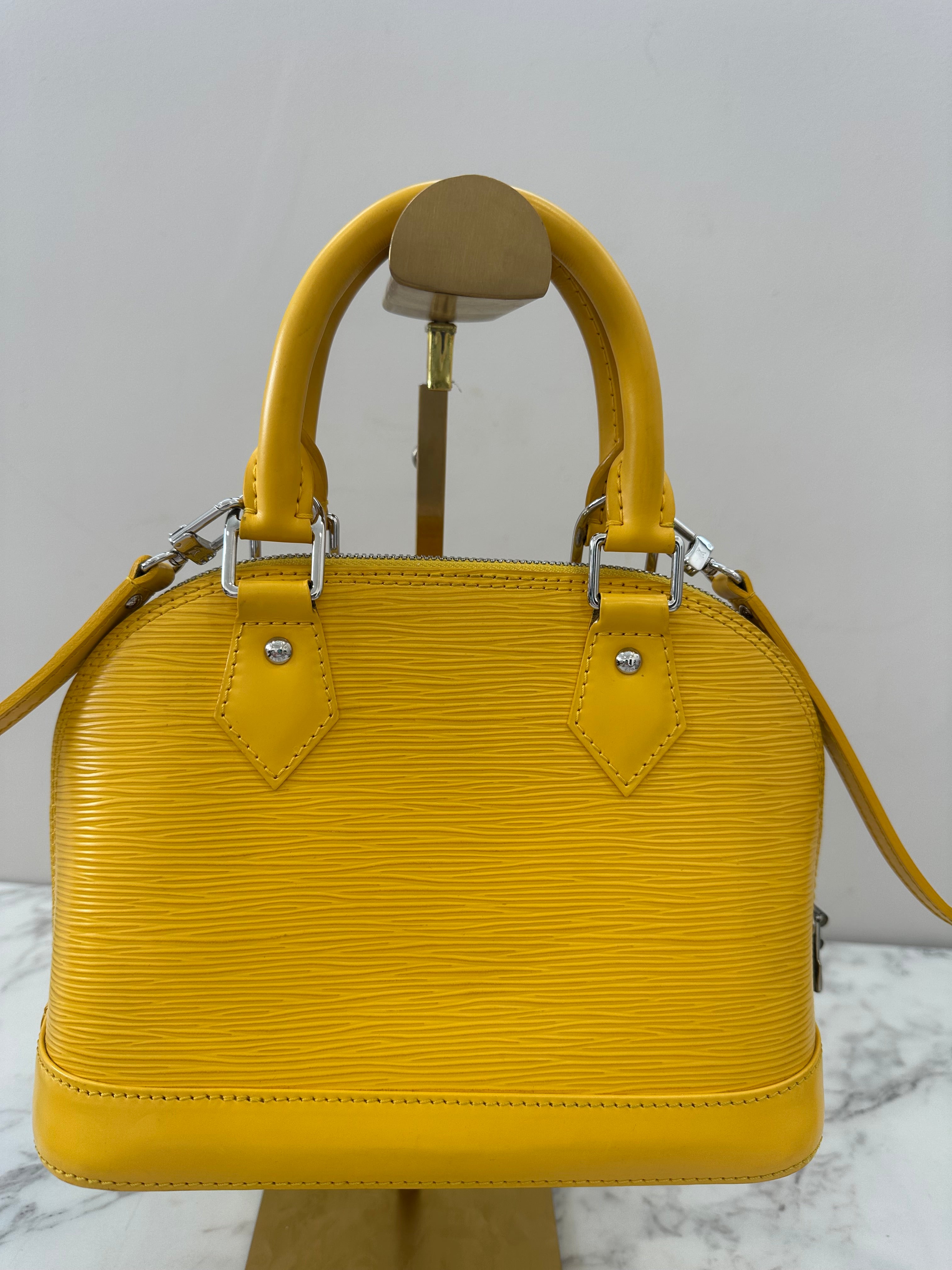 Louis Vuitton Alma BB Epi Yellow