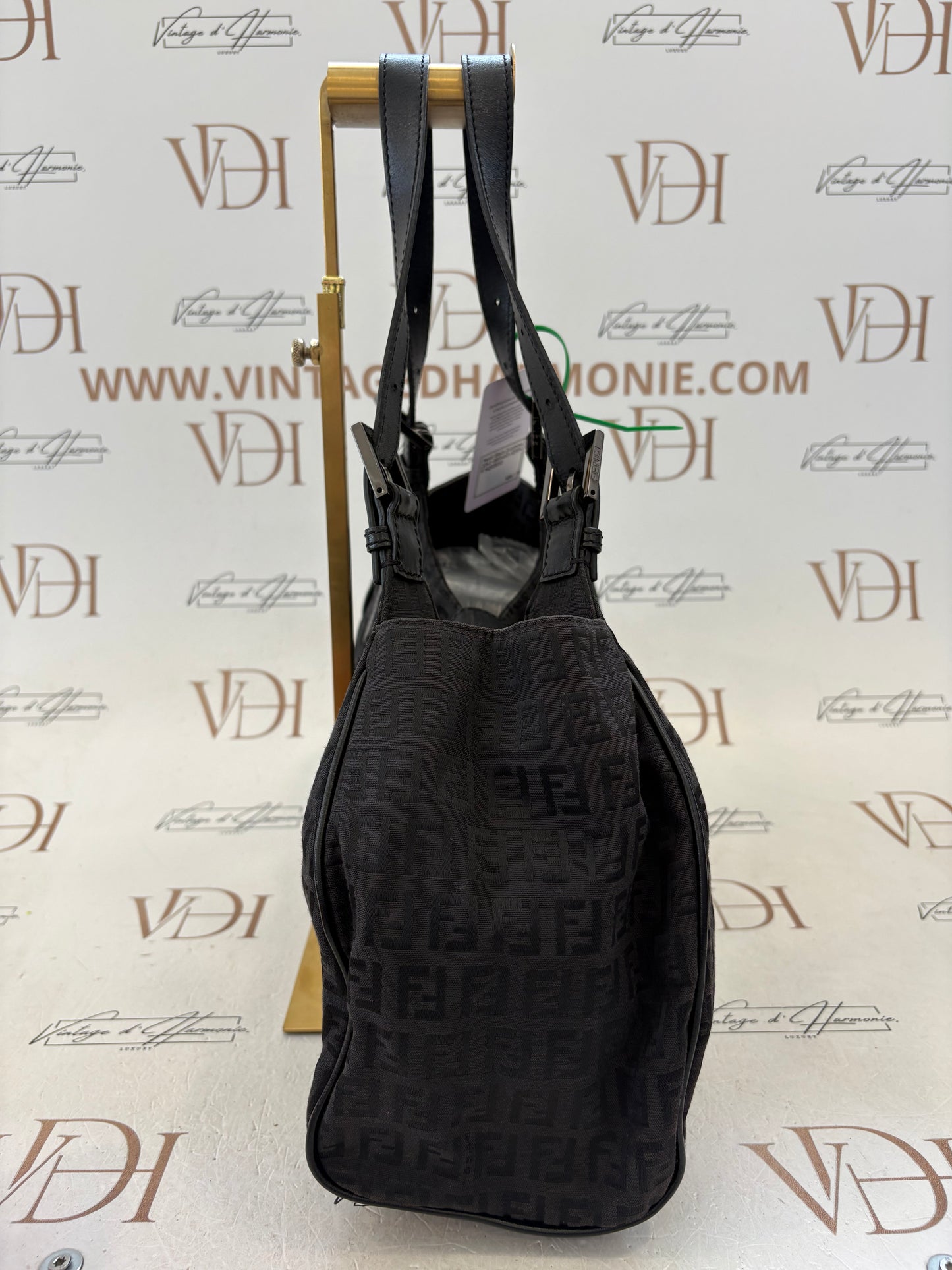 017081 - Fendi Black Zucchino