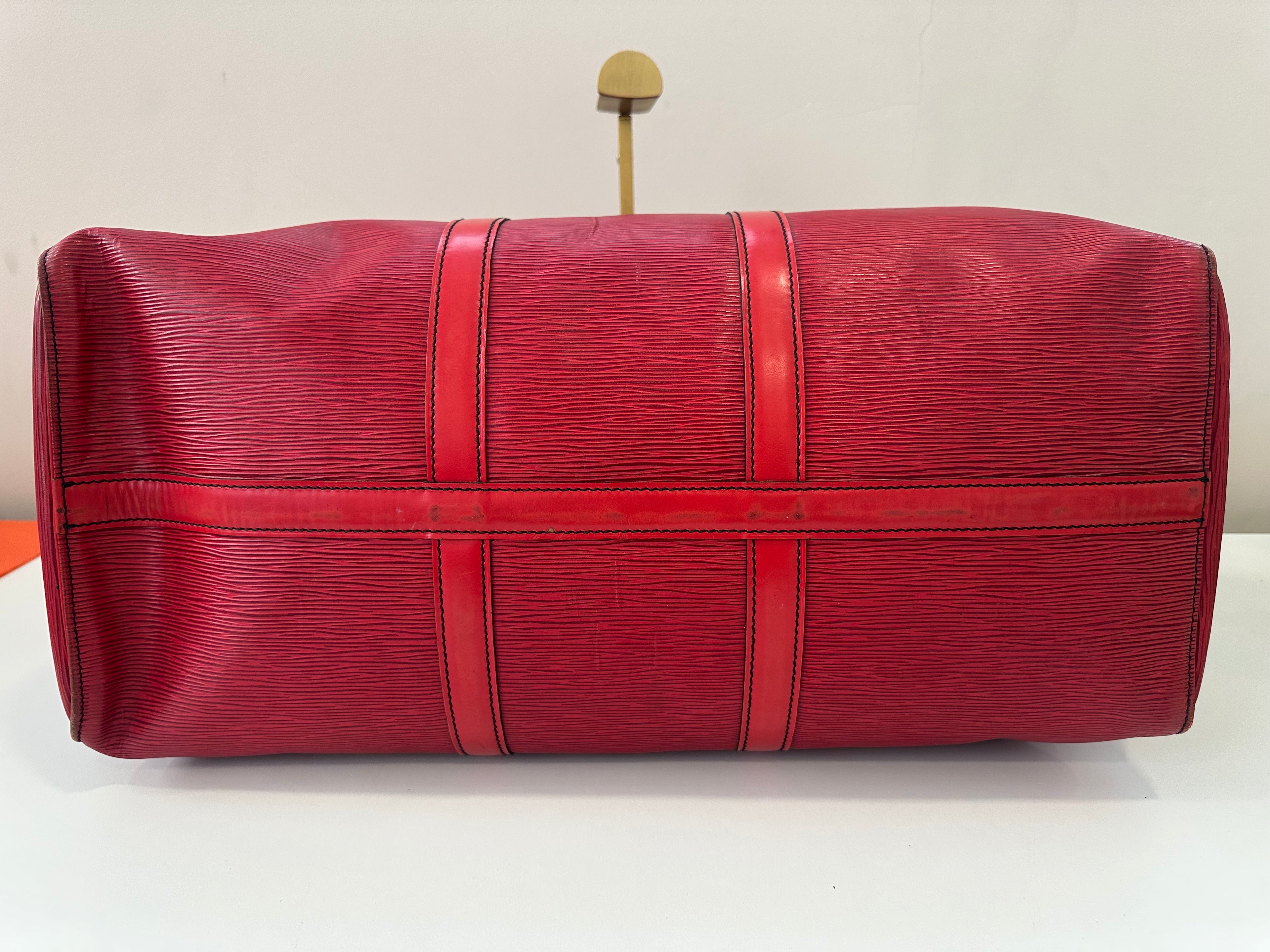 Louis Vuitton Keepall 50 Red Epi