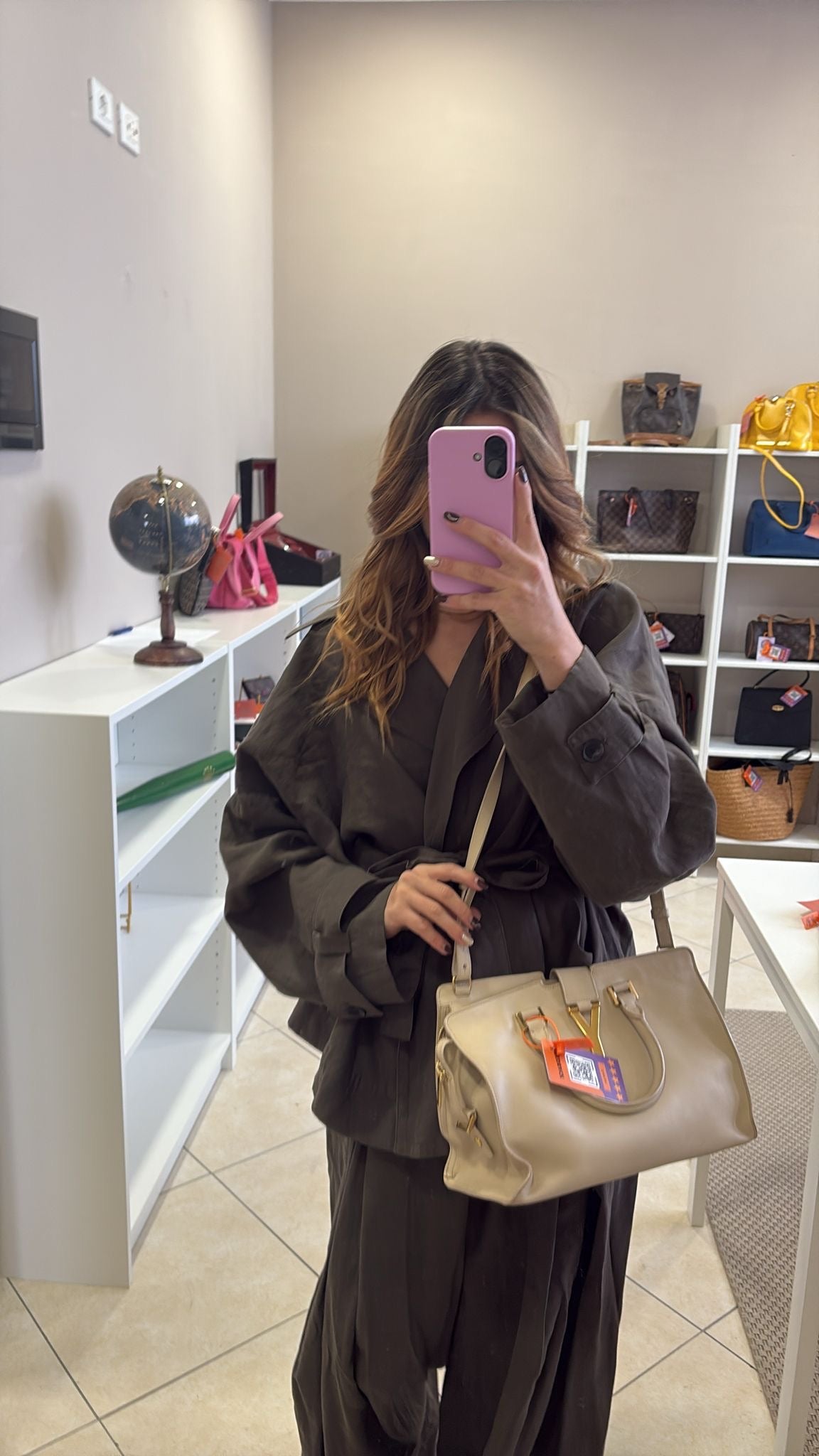 Saint Laurent Beige 2way