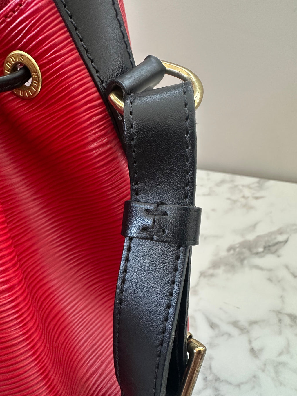Louis Vuitton Petite Noé Epi Bicolor