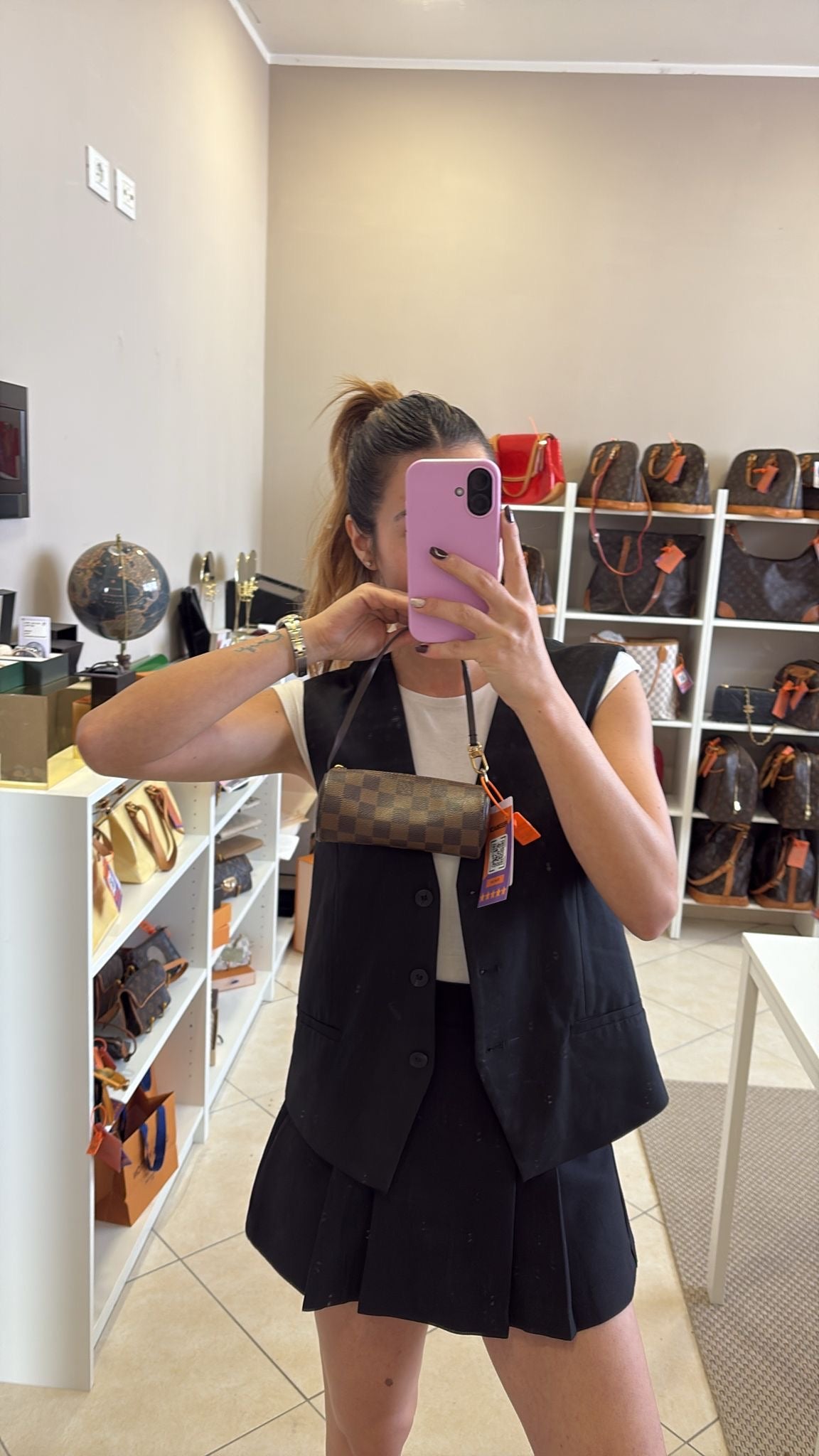 Louis Vuitton Damier Papillon Pouch