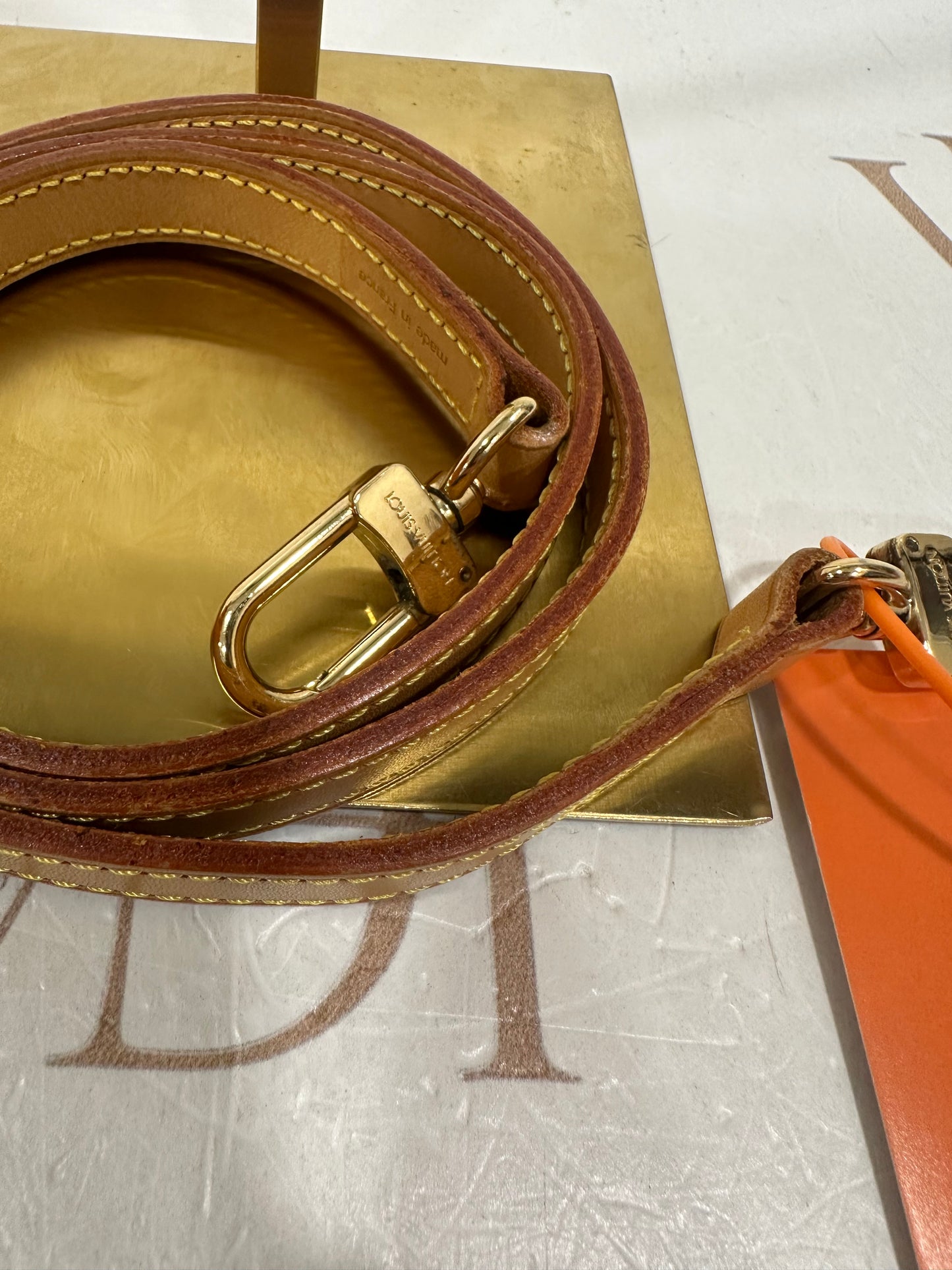 016921 - Louis Vuitton Tracolla in Vacchetta