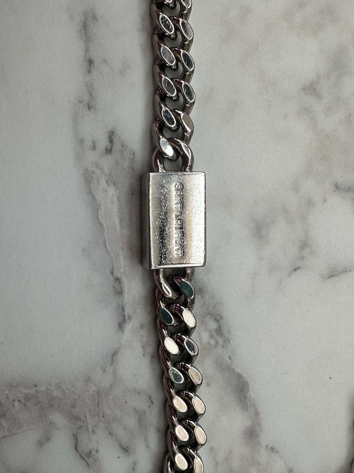 Saint Laurent Black Leather kate