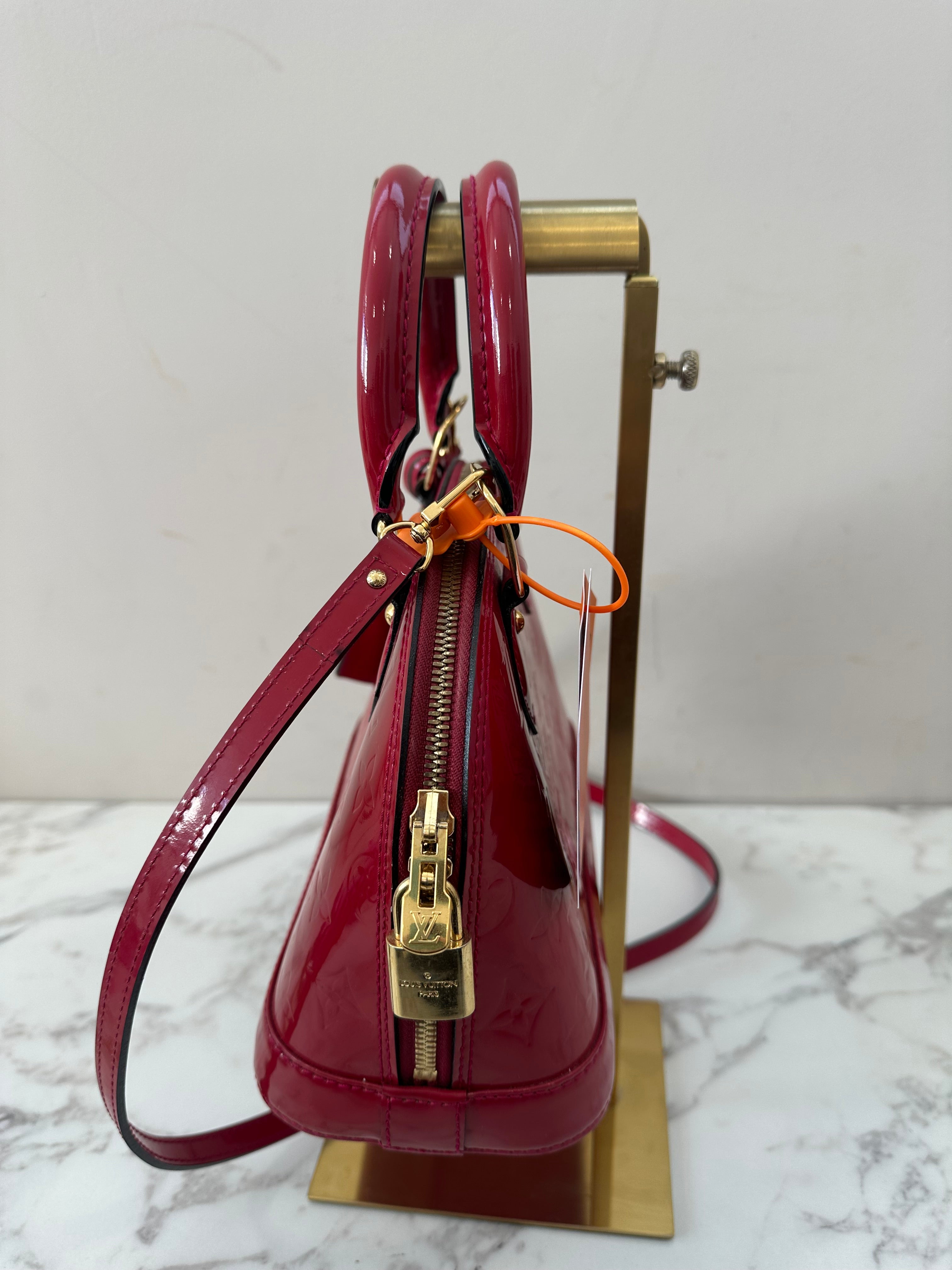 Louis Vuitton Alma BB Vernis Red