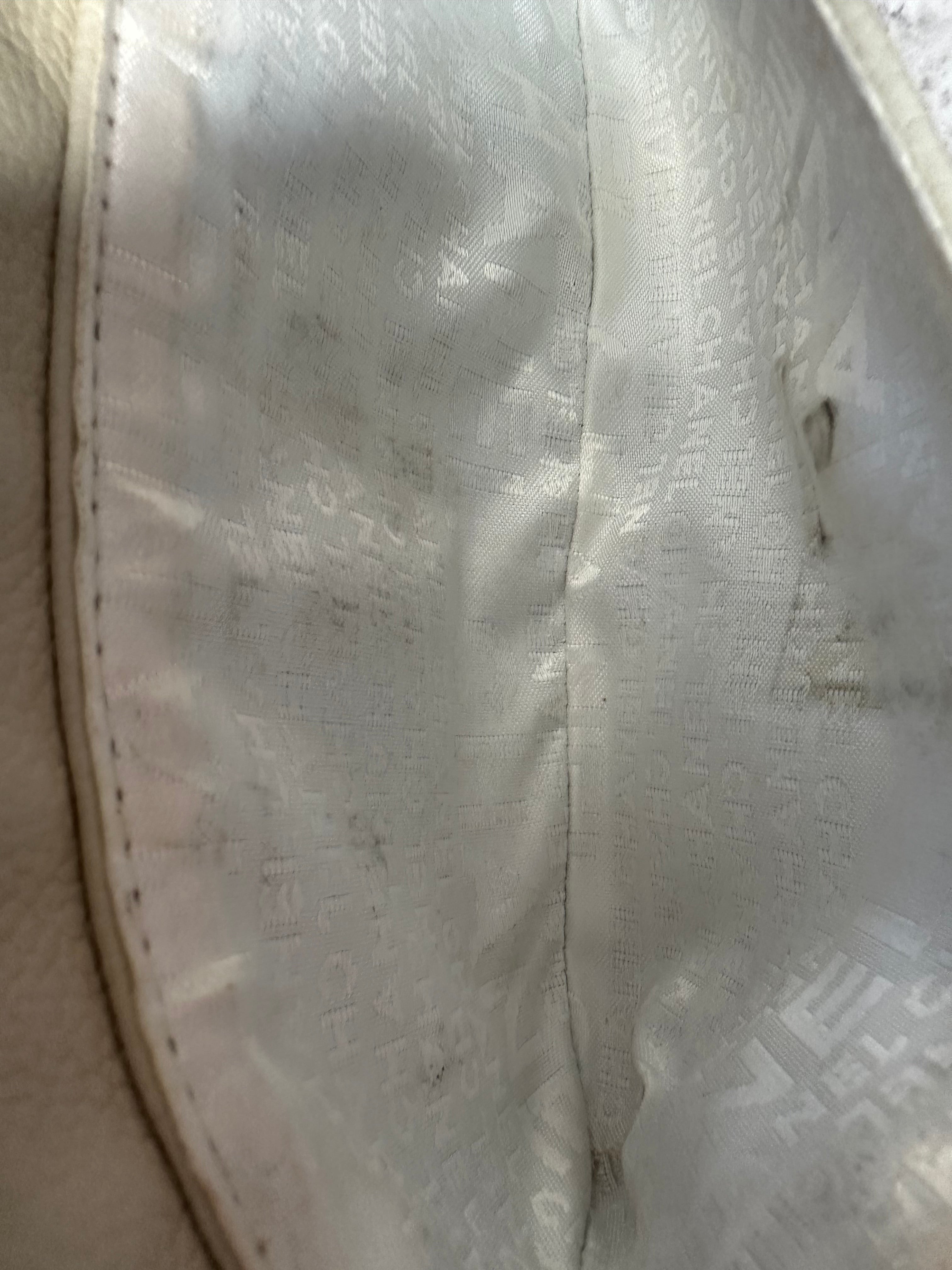 Chanel White Calfskin Mademoiselle