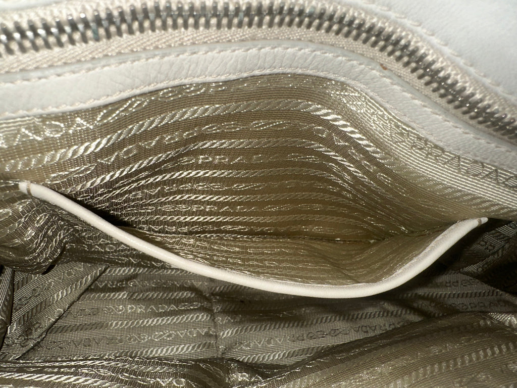 Prada Gaufre Beige Strap