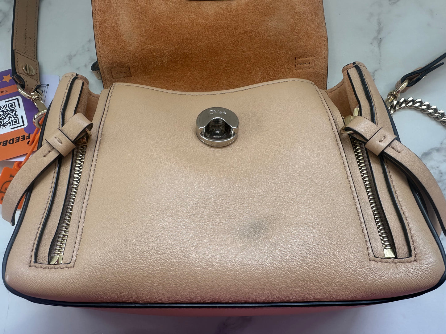 Chloe Beige 2way Bag