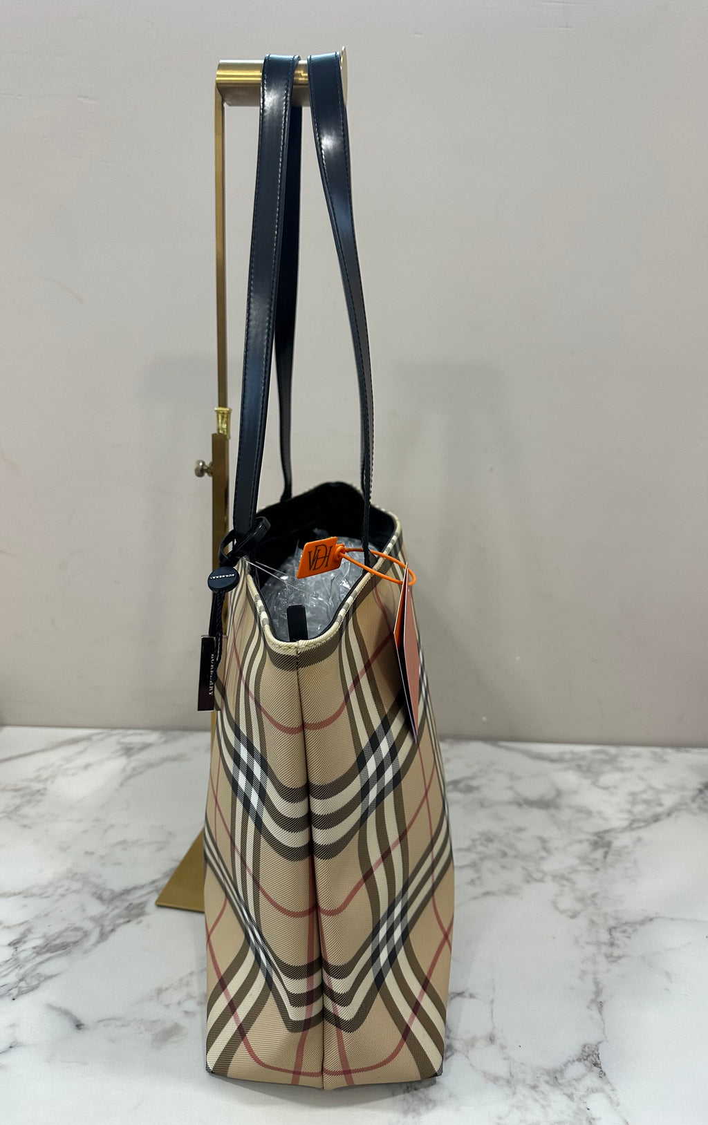 Burberry Beige PVC House Check