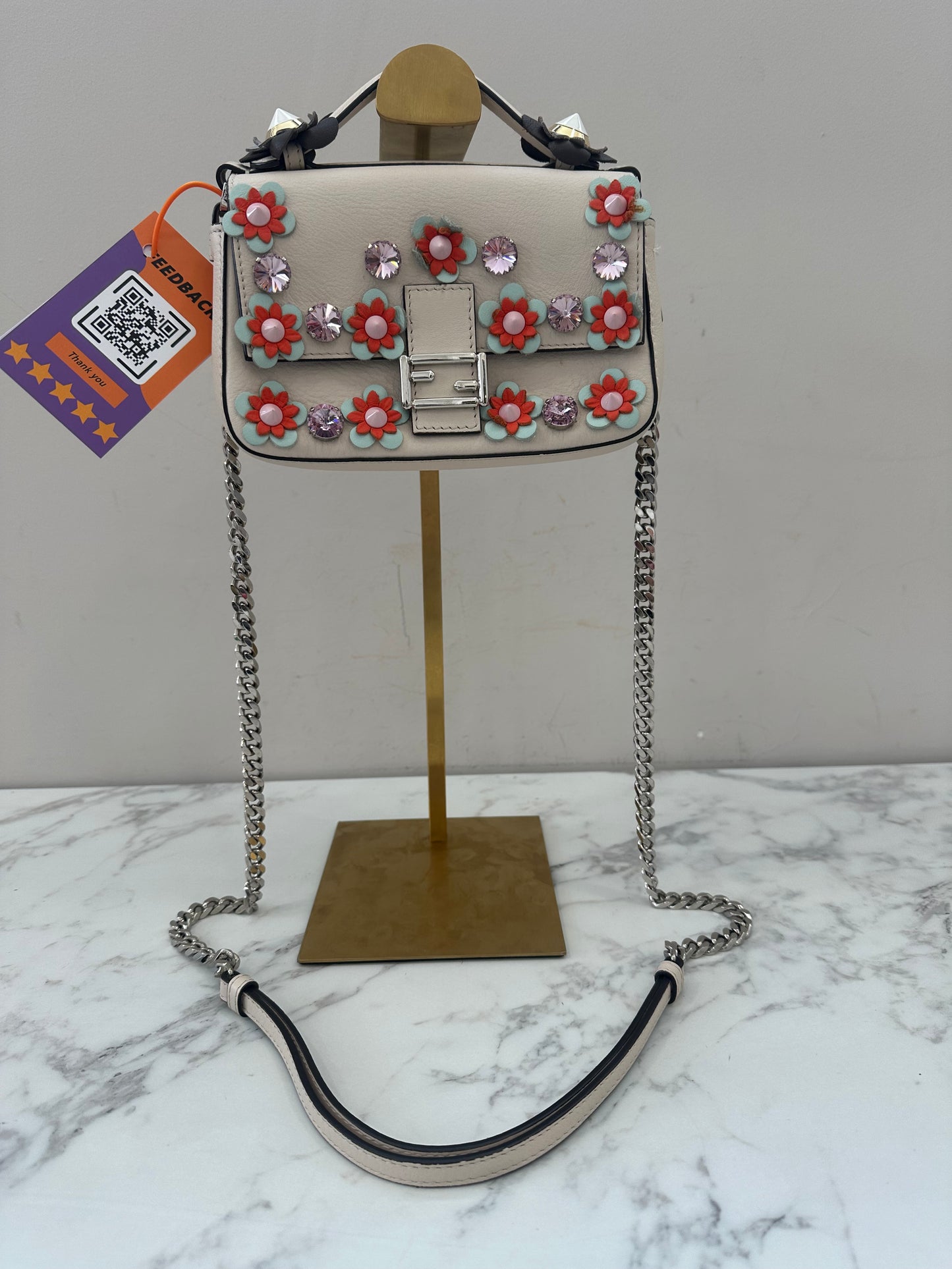 Fendi Flowerland Double Micro Baguette