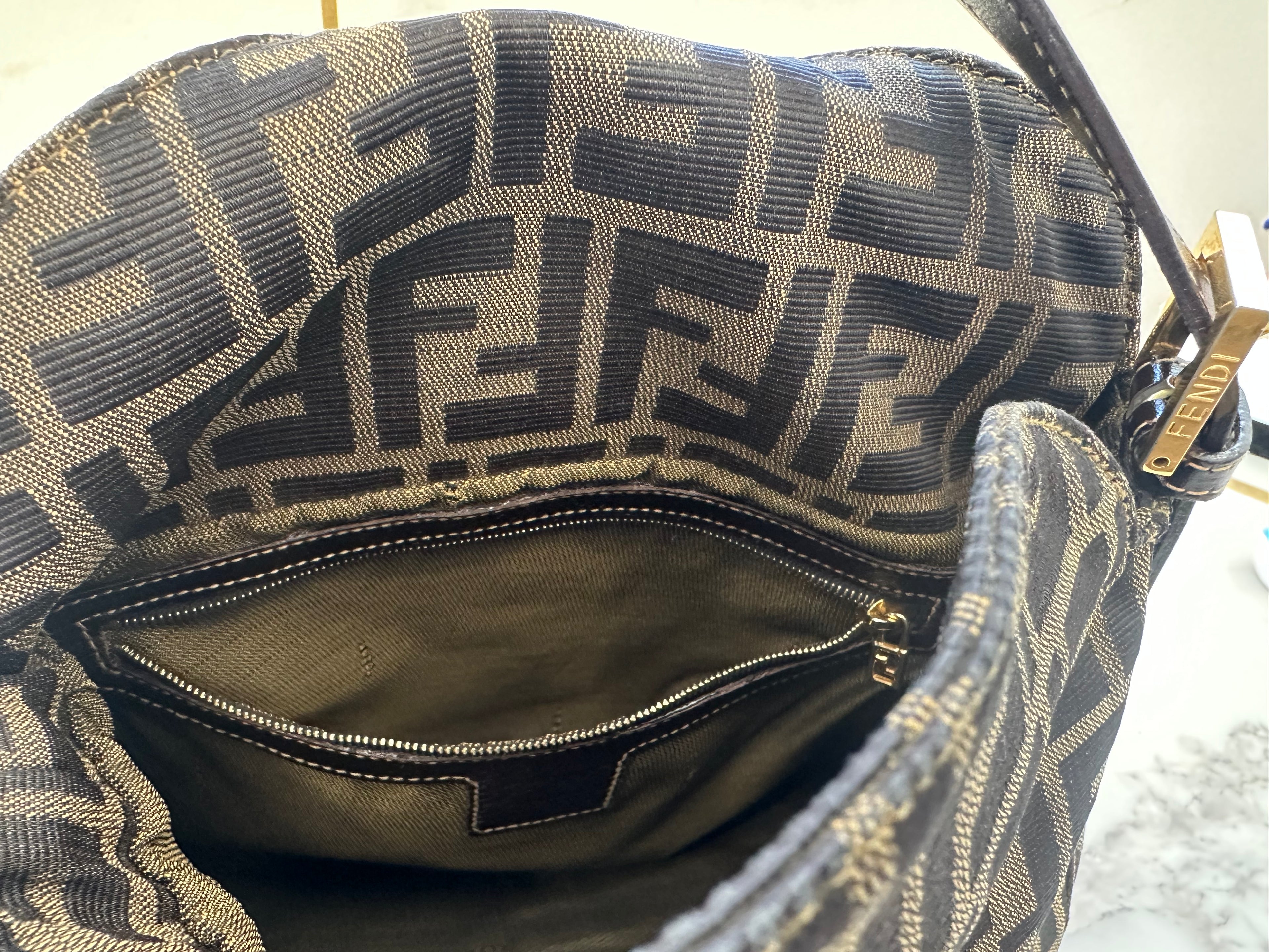 Fendi Brown Zucca