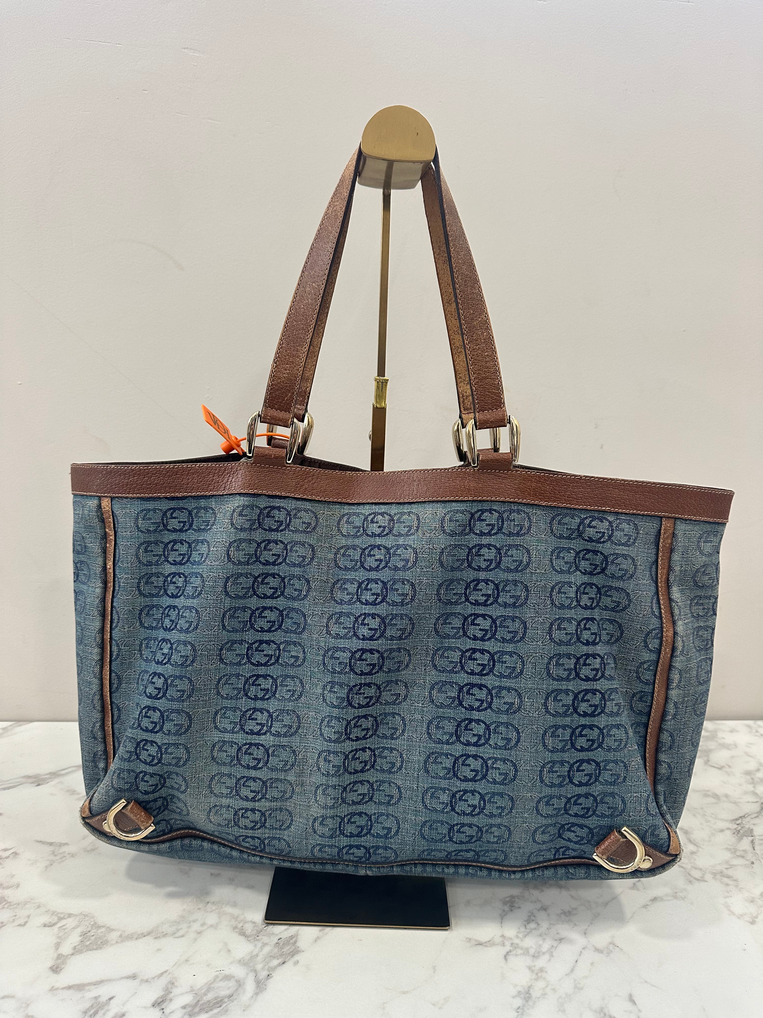 Gucci Denim Tote Bag