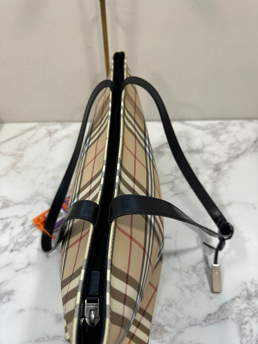 Burberry Beige PVC House Check