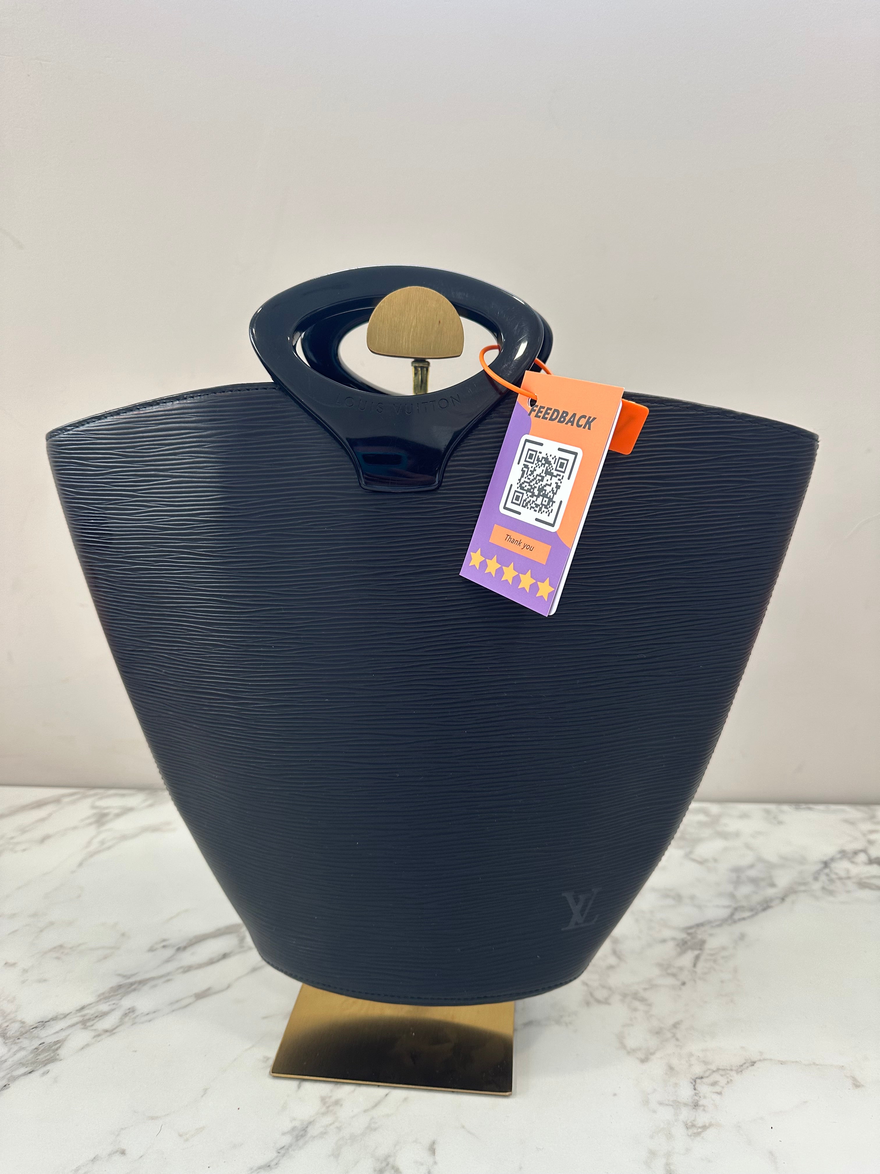 Louis Vuitton Black Epi Noctambule