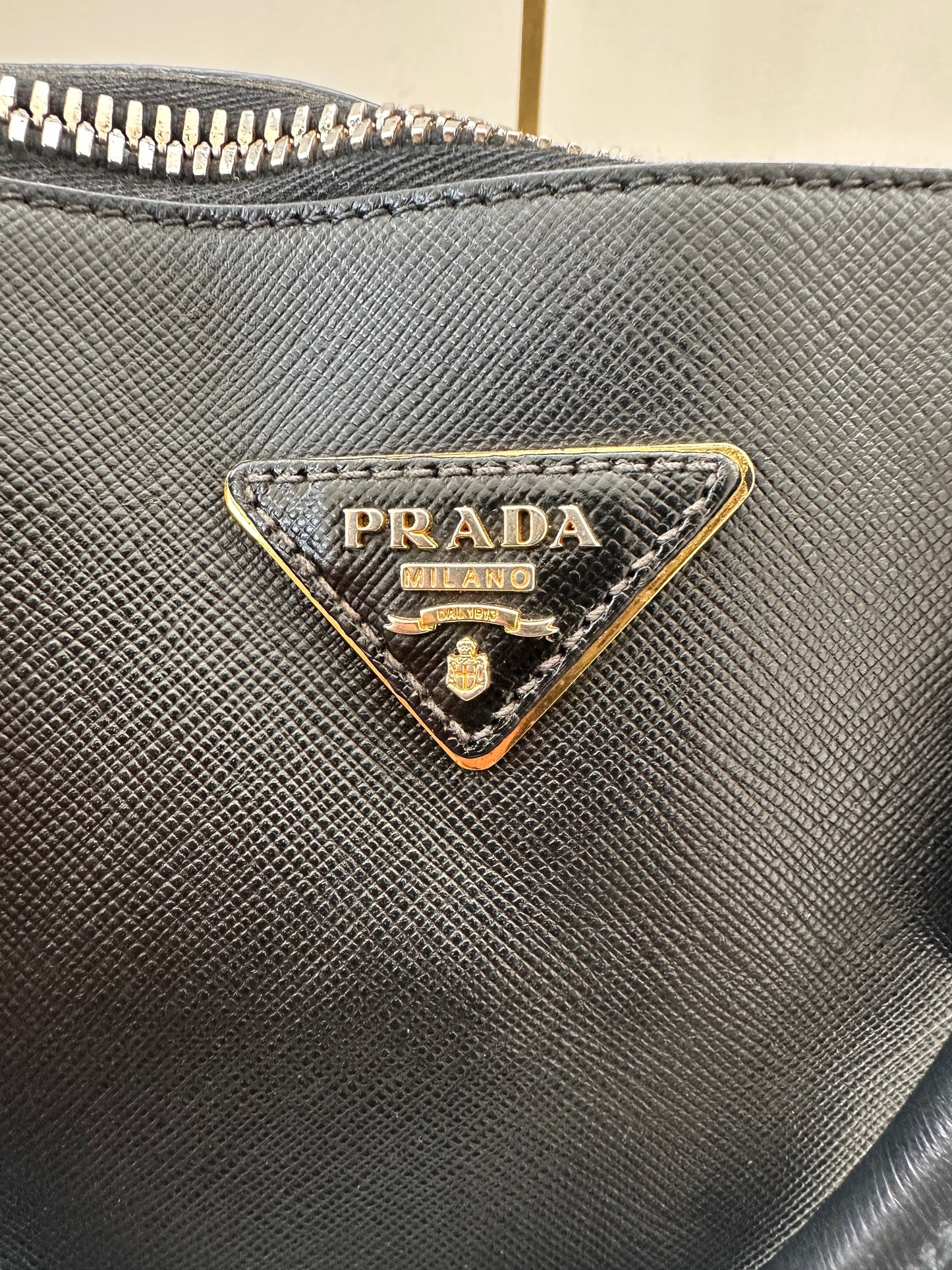Prada Black Leather