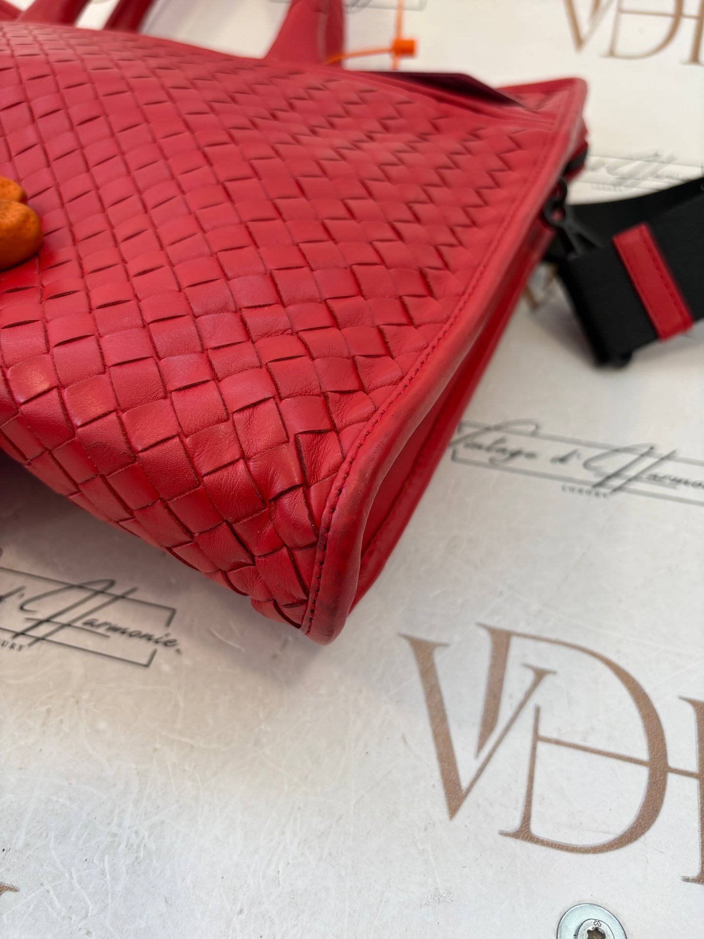 018534 - Bottega Veneta Red Intrecciato