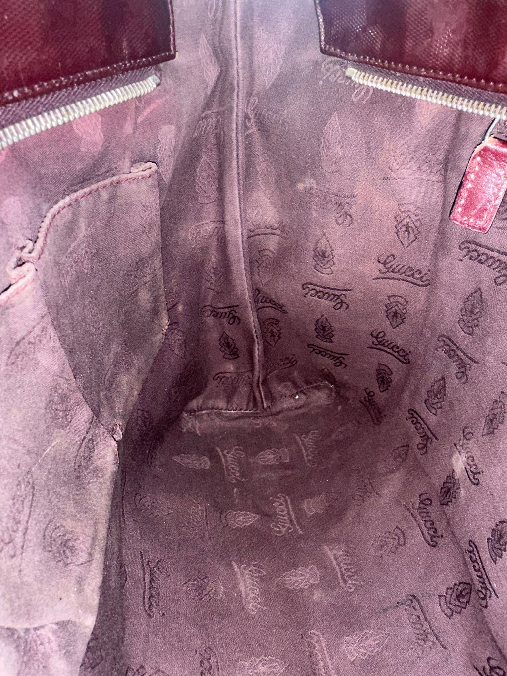 Gucci Bordeaux Tote Bag