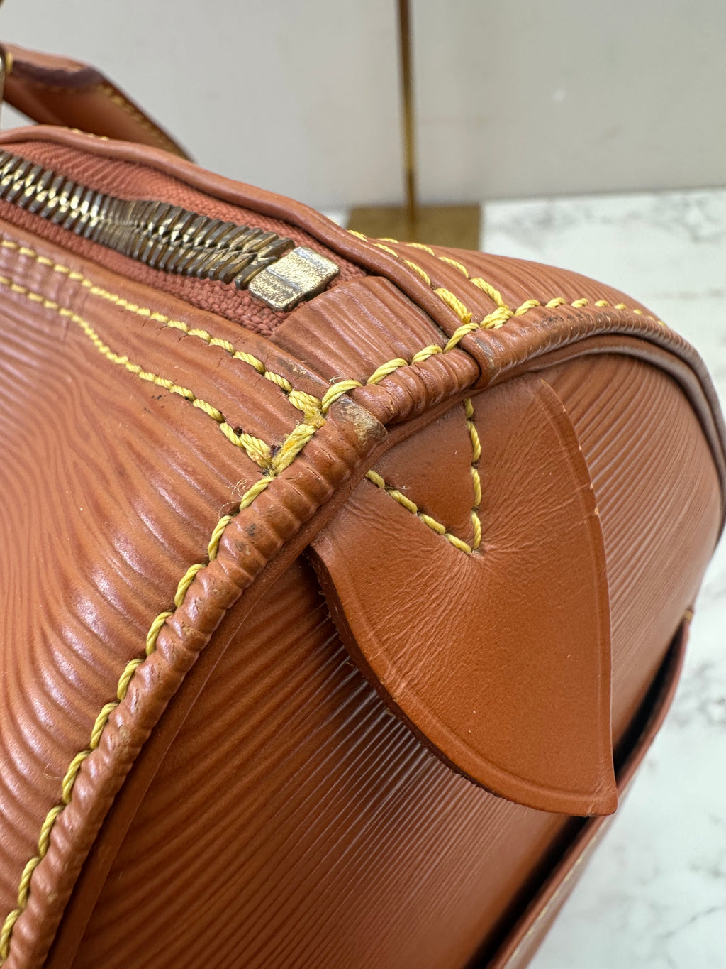 Louis Vuitton Keepall 45 Epi Brown