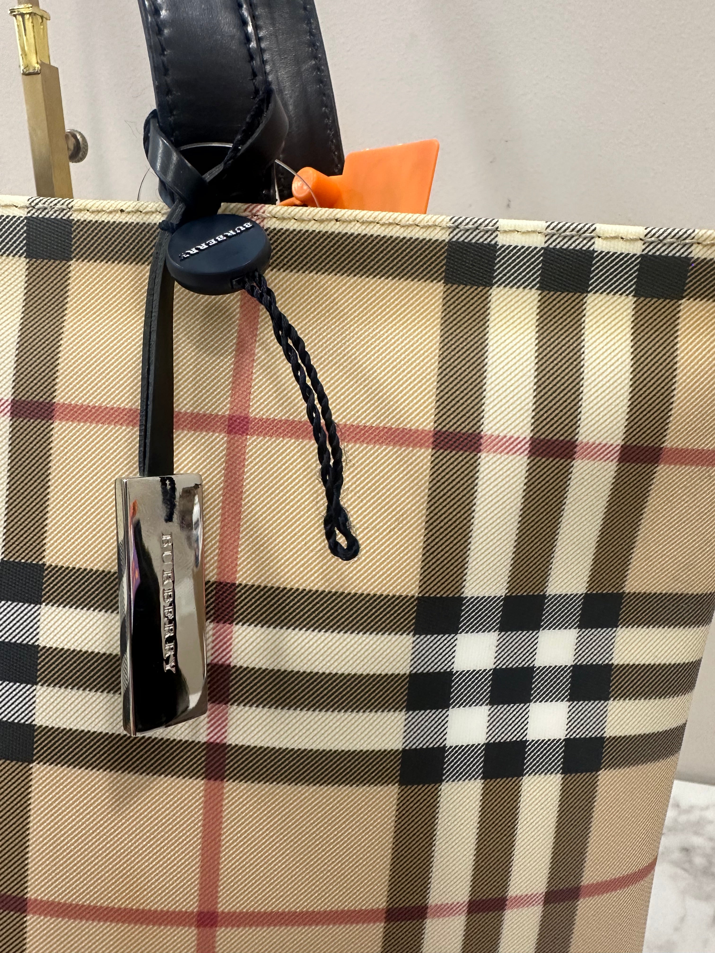 Burberry Beige PVC House Check