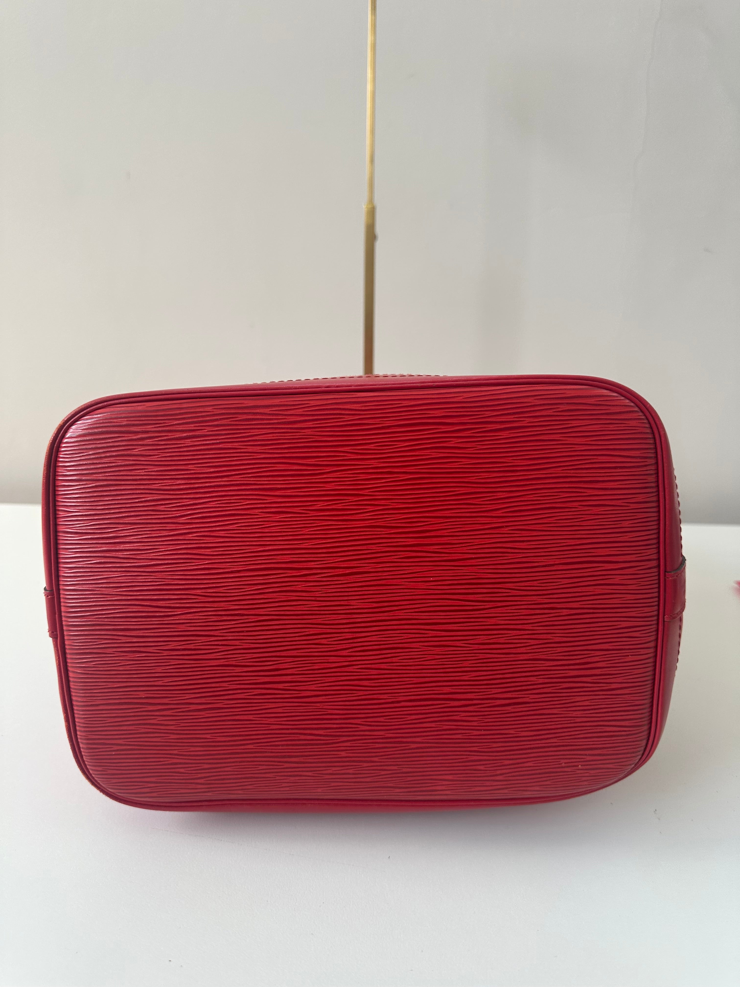 Louis Vuitton Noé Red Epi